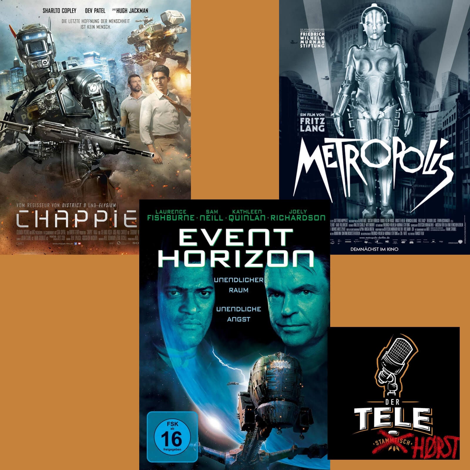 "Chappie", "Event Horizon" und "Metropolis"