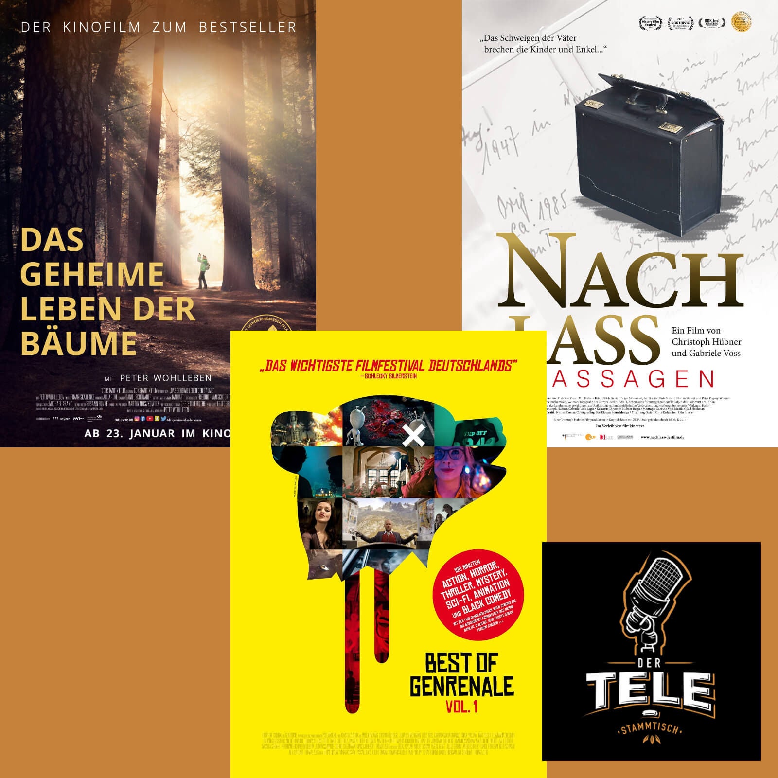Reviews - "Das Geheime Leben Der Bäume", "Best Of Genrenale Vol. 1" und "Nachlass Passagen"