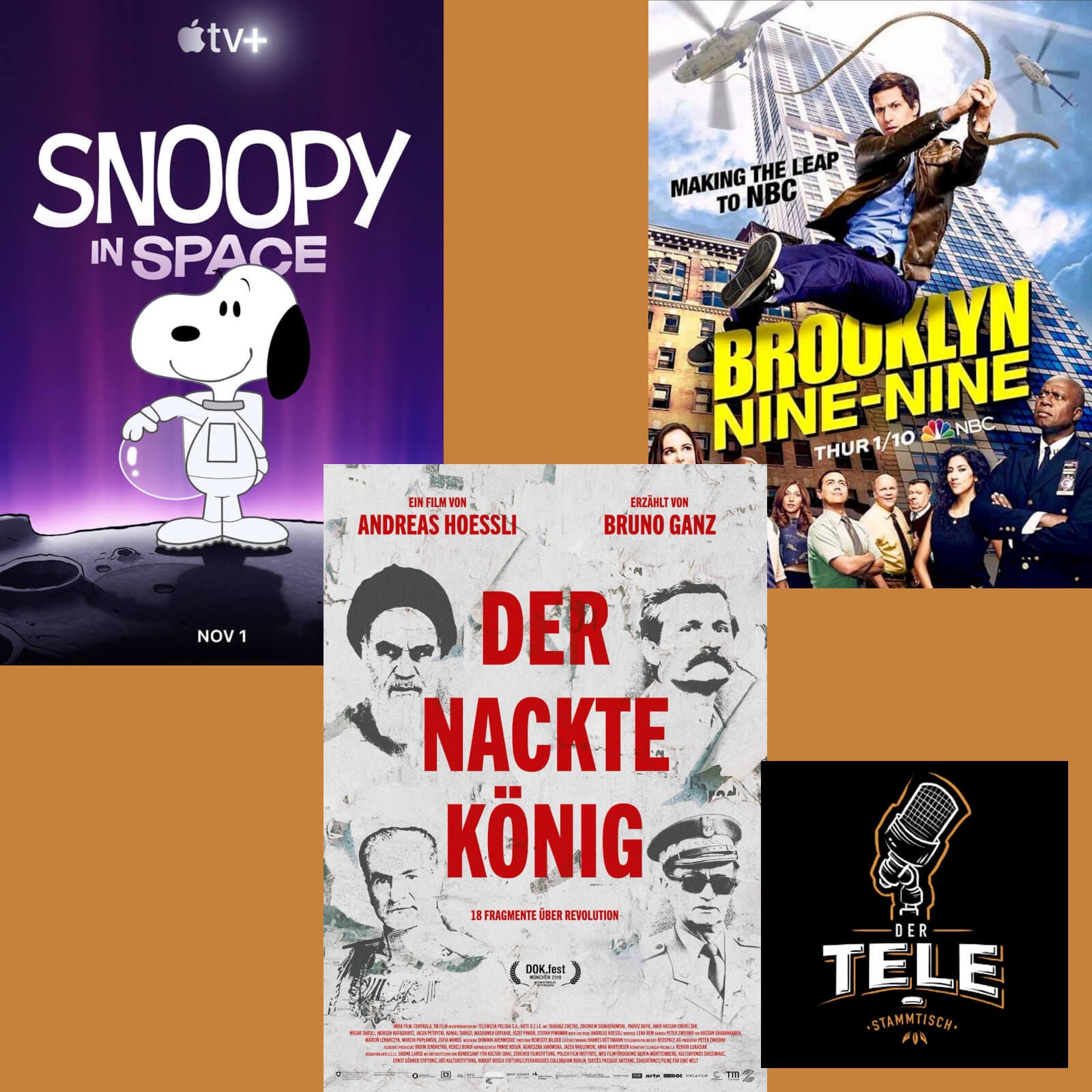 "Snoopy im All", "Der nackte König" und "Brooklyn Nine-Nine"