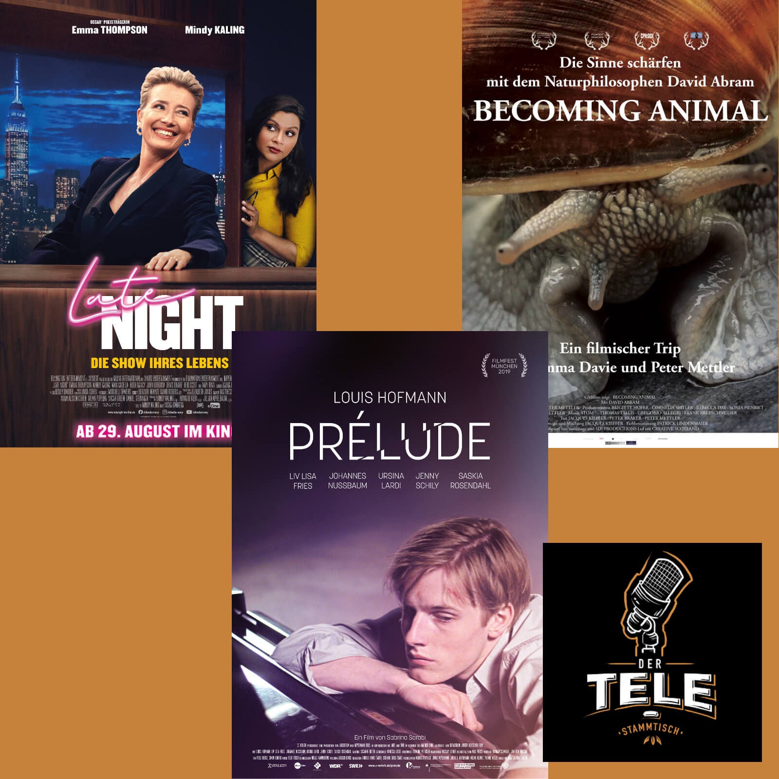 Reviews - "Late Night", "Prélude" und "Becoming Animal"