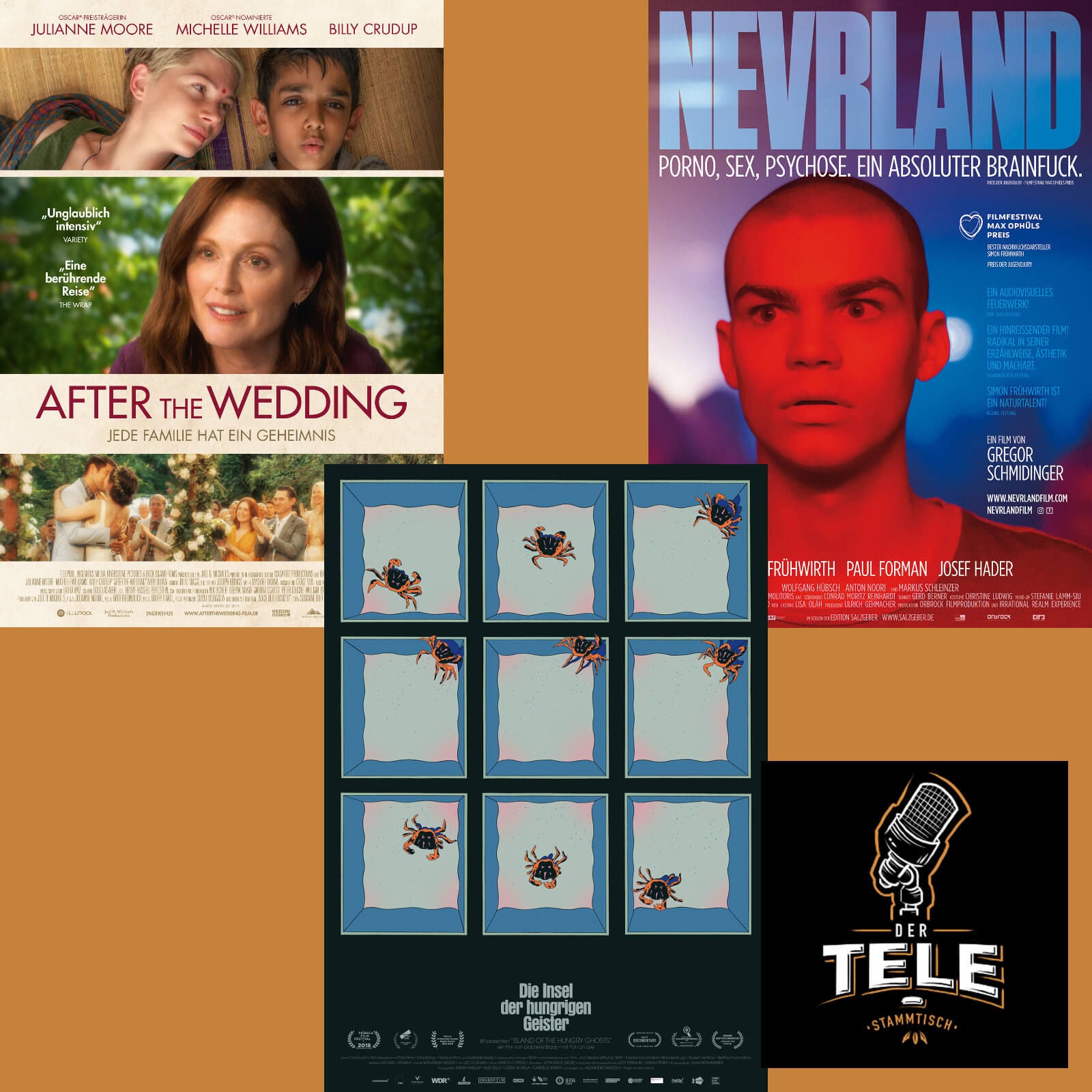 Reviews - "After The Wedding", "Die Insel Der Hungrigen Geister" und "Nevrland"