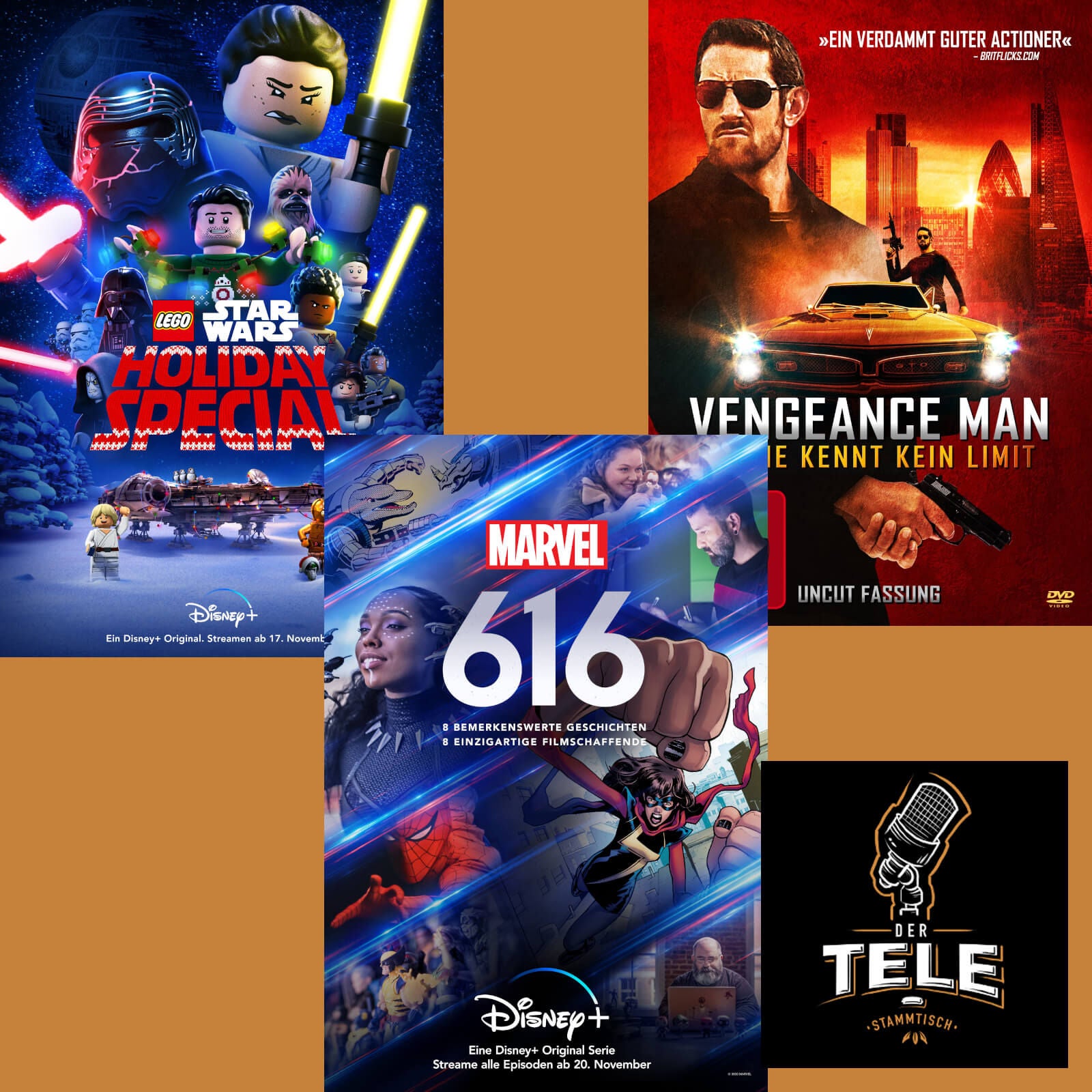 "LEGO Star Wars Holiday Special", "Marvel 616" und "Vengeance Man"