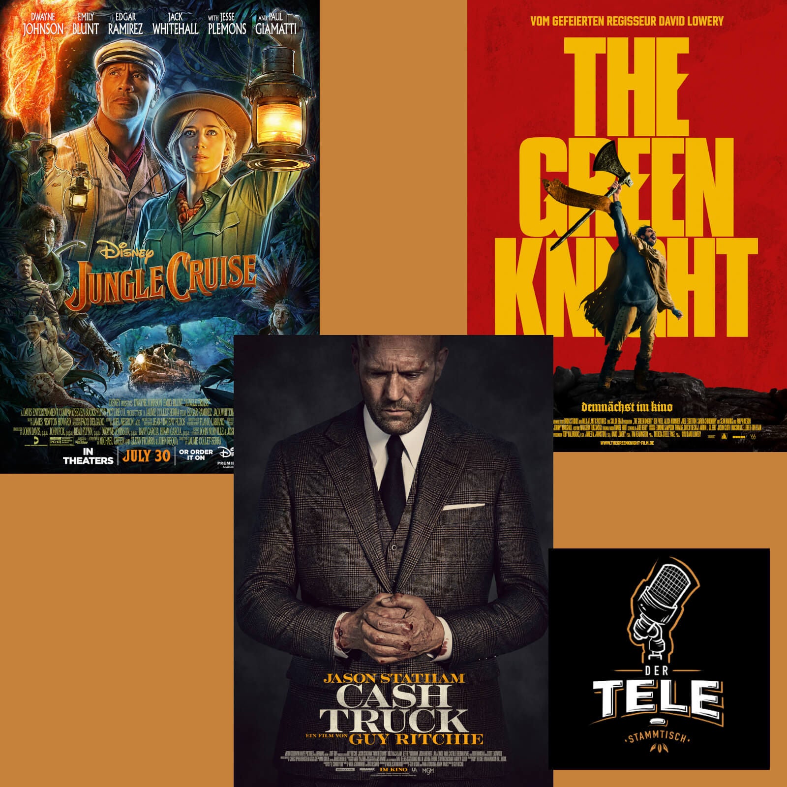 "Jungle Cruise", "Cash Truck" und "The Green Knight"
