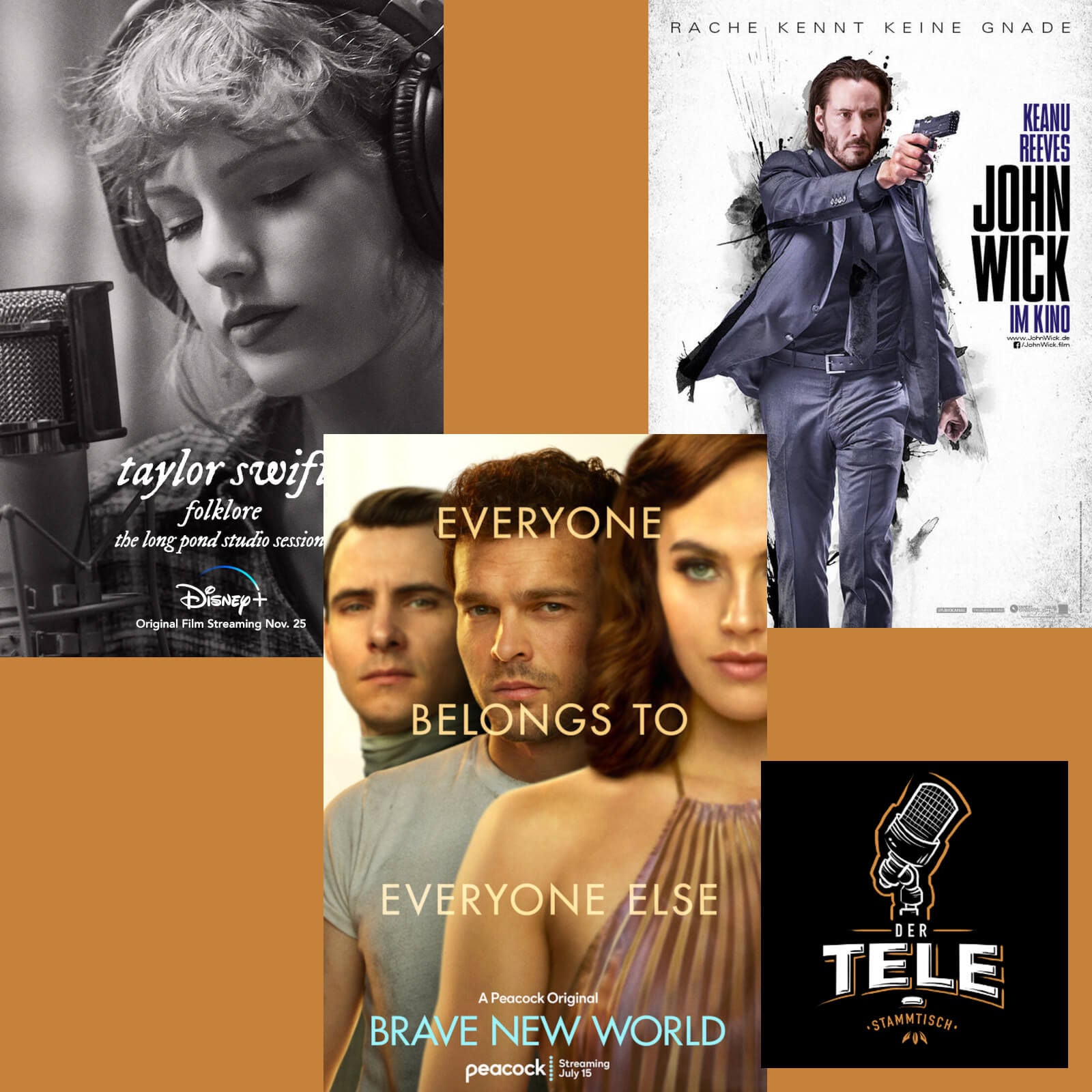 "Taylor Swift Folklore", "Brave New World" und "John Wick"
