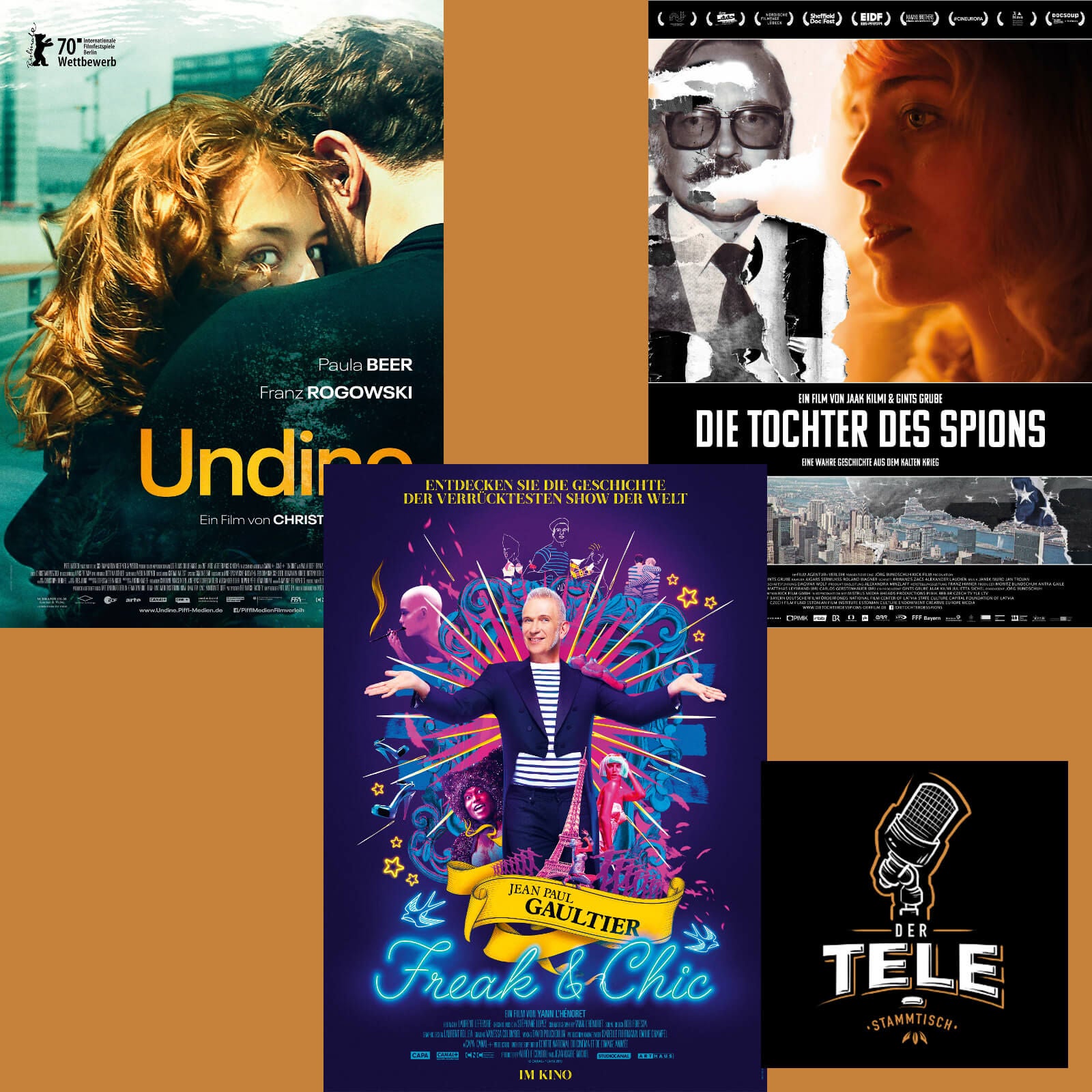 "Undine", "Jean Paul Gaultier - Freak and Chic" und "Die Tochter des Spions"