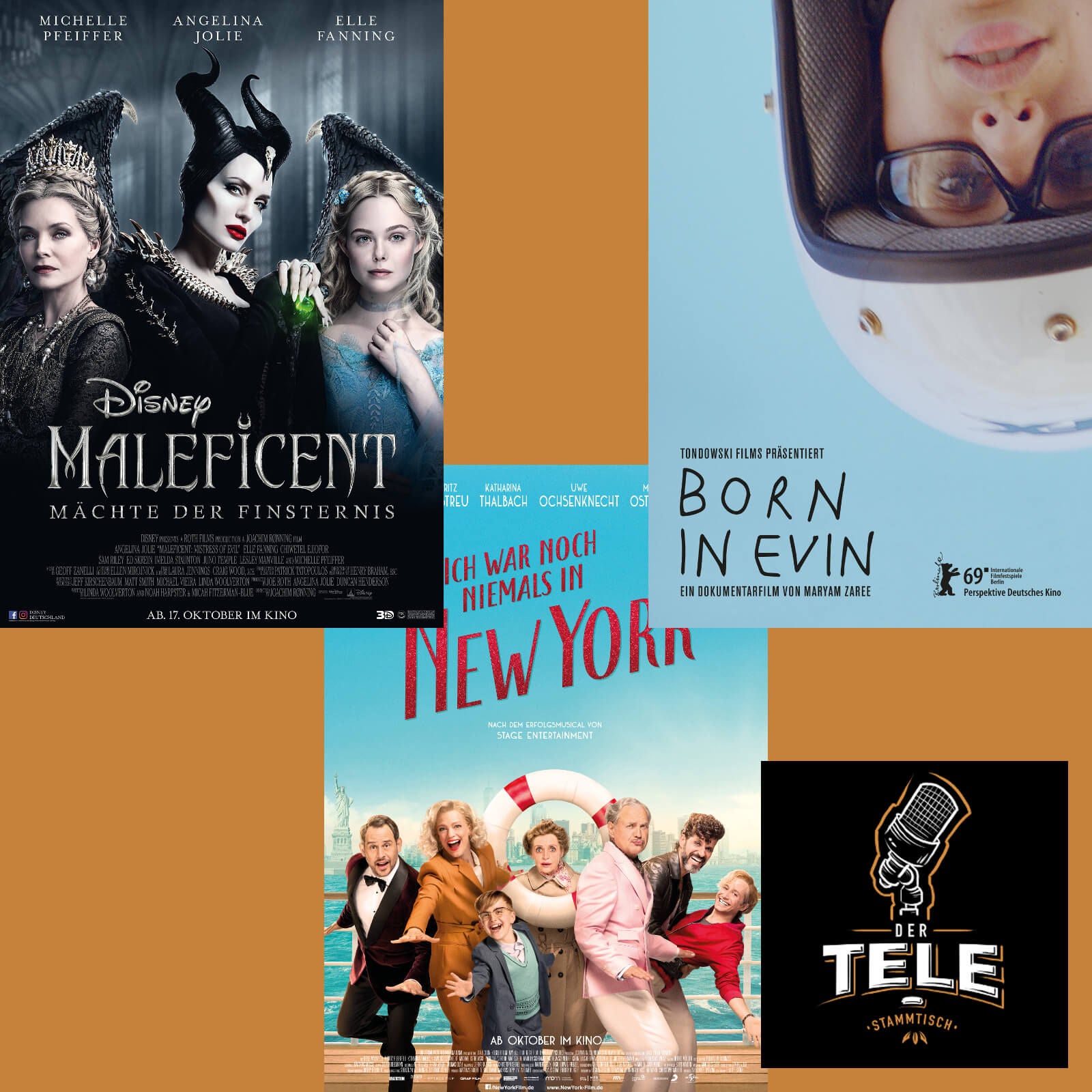 Reviews - "Maleficent 2", "Ich War Noch Niemals In New York" und "Born In Evin"