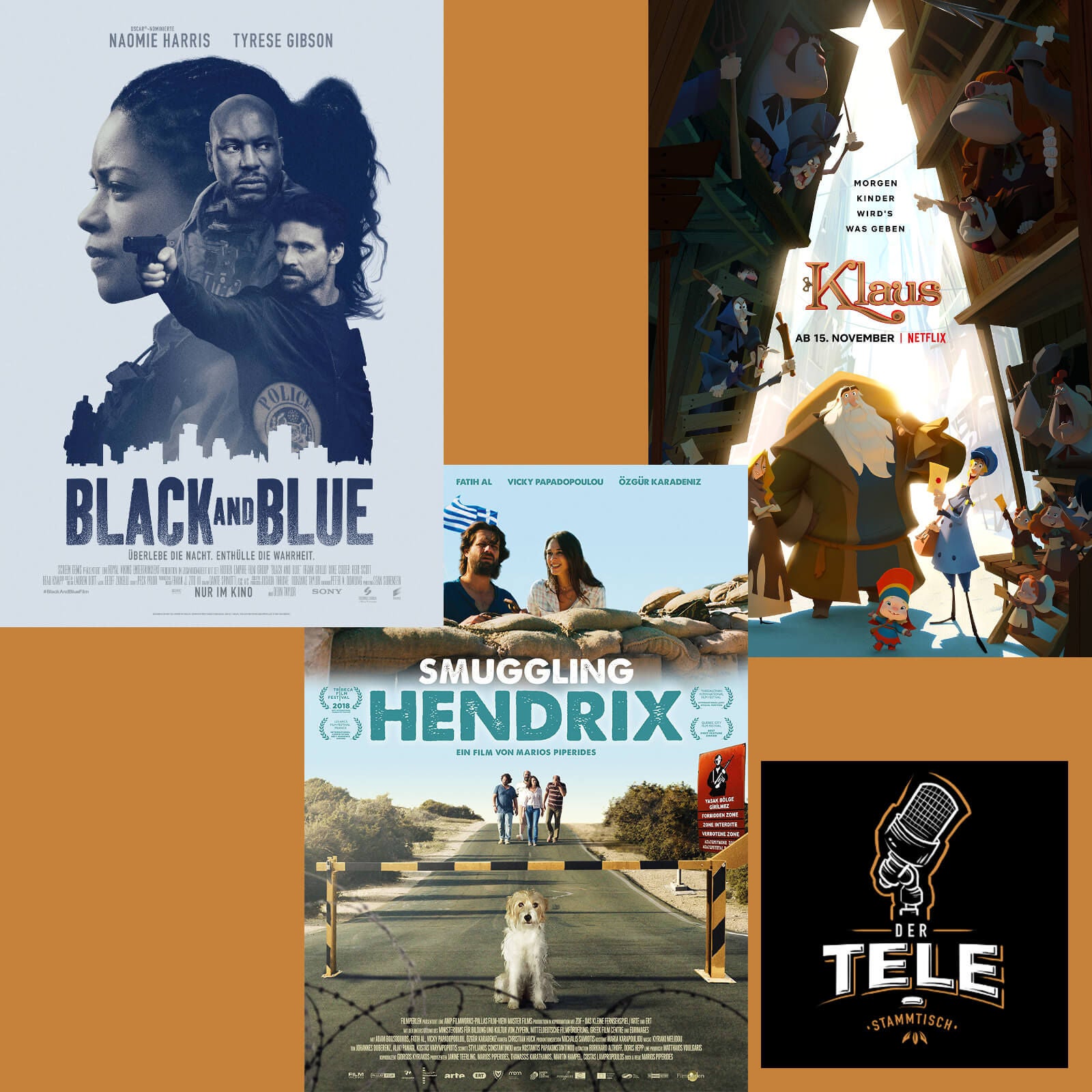 Reviews - "Black And Blue", "Smuggling Hendrix" und "Klaus"