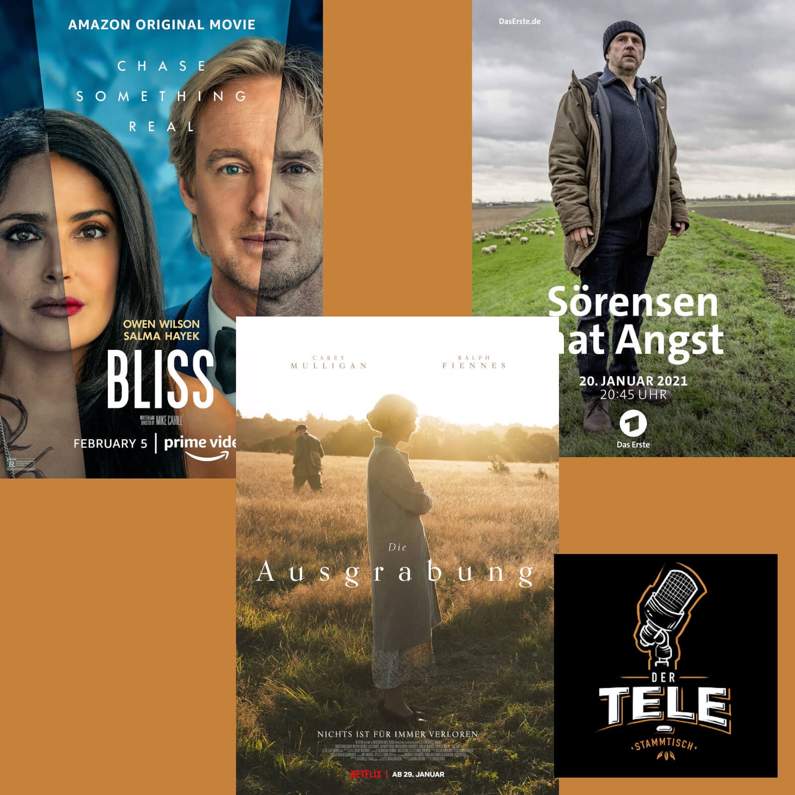 "Bliss", "Die Ausgrabung" und "Sörensen hat Angst"