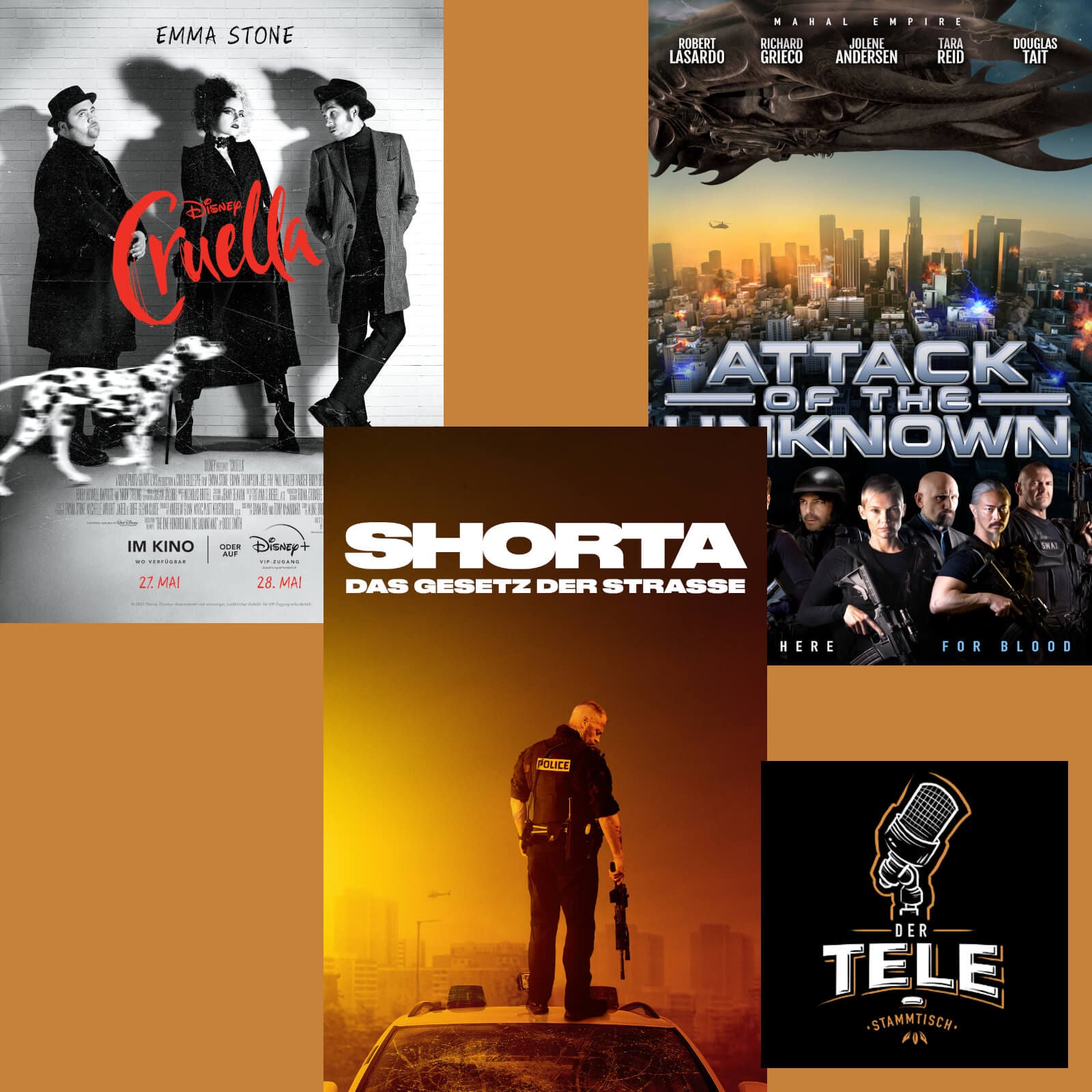 "Cruella", "Shorta" und "Attack Of The Unknown"