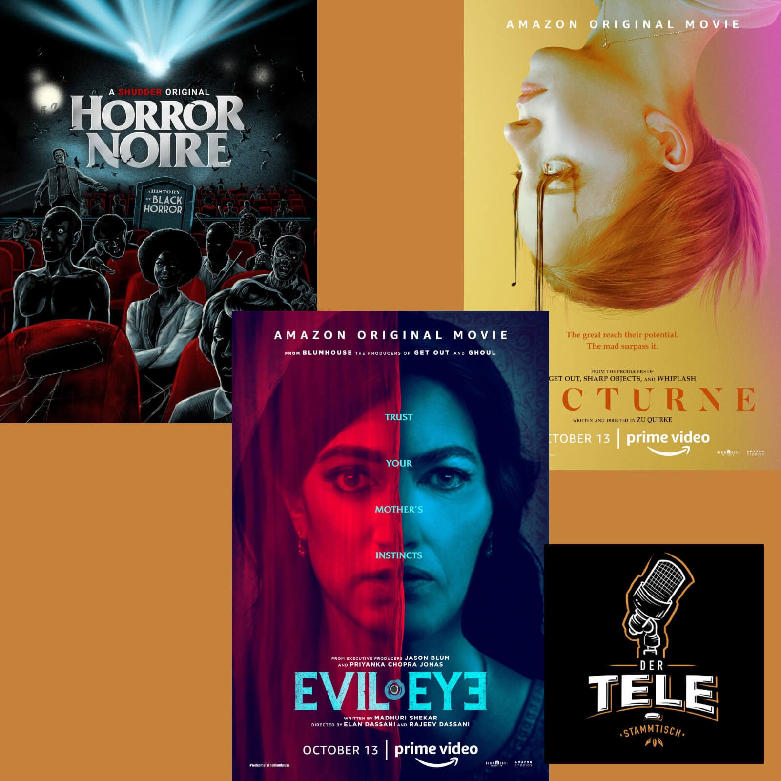 "Horror Noire: A History of Black Horror", "Evil Eye" und "Nocturne"
