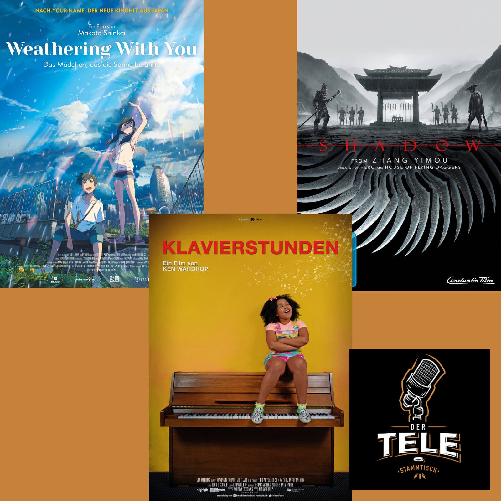 Reviews - "Weathering With You", "Klavierstunden" und "Shadow"