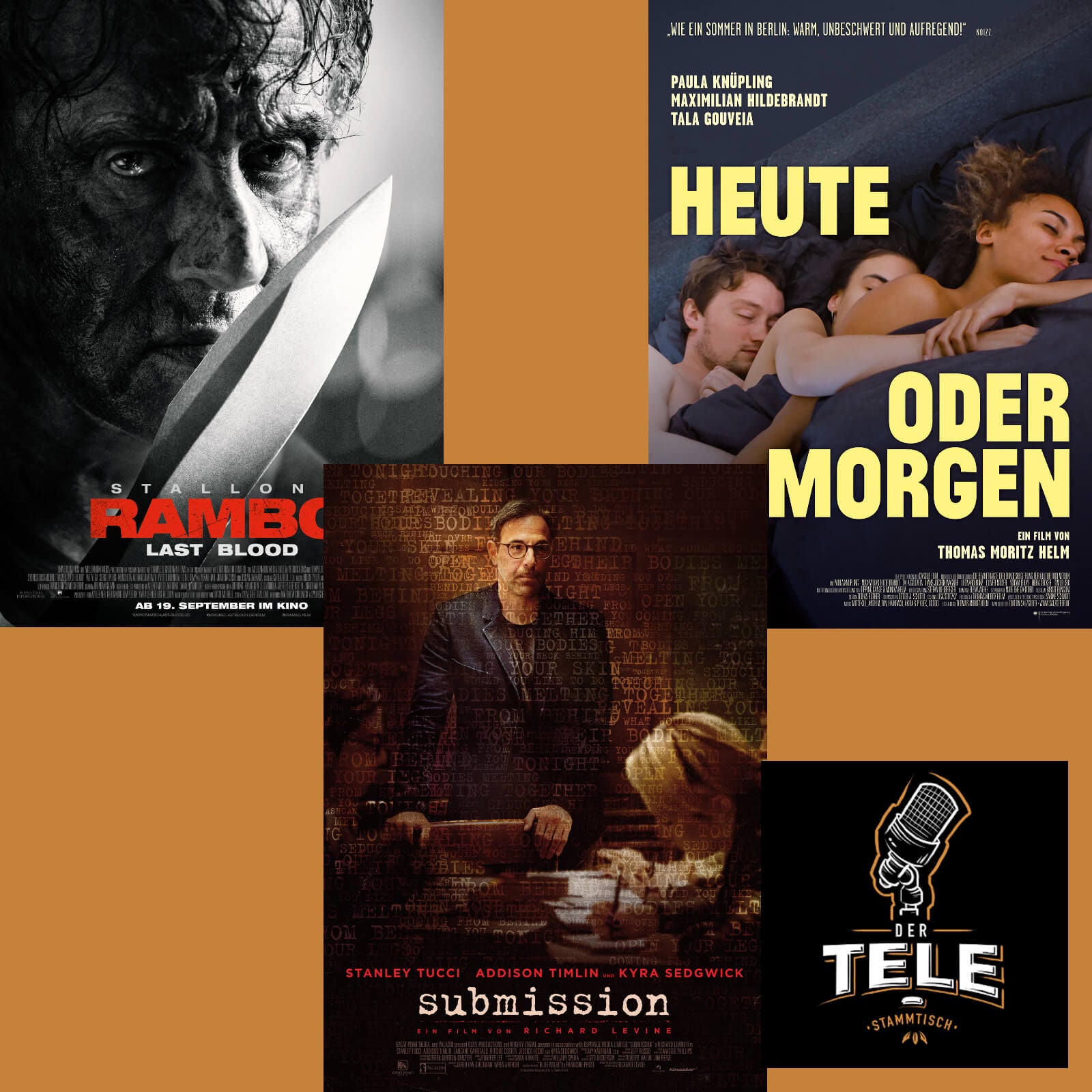 Reviews - "Rambo: Last Blood", "Submission" und "Heute Oder Morgen"