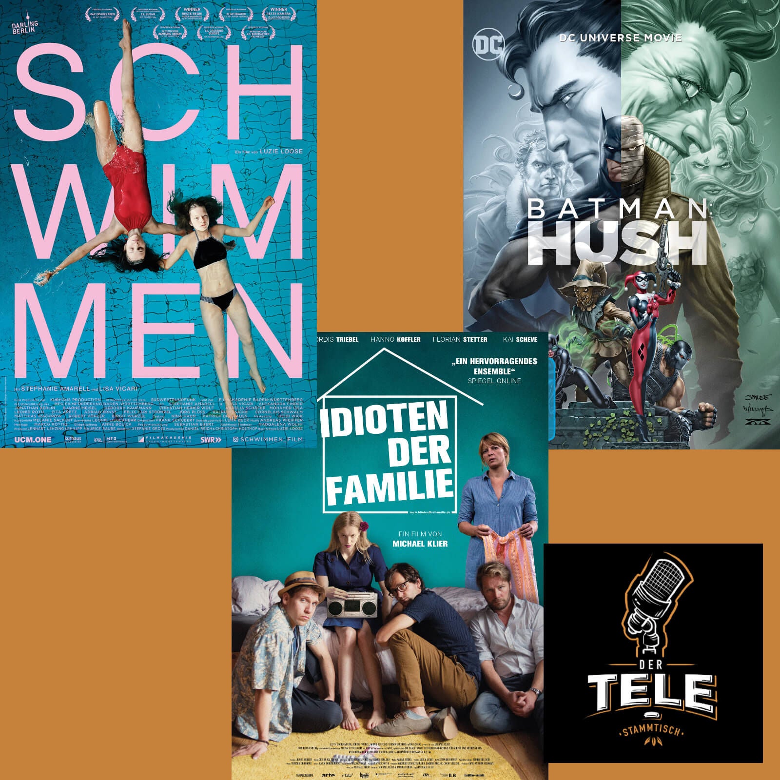 Reviews - "Schwimmen", "Idioten Der Familie" und "Batman: Hush"