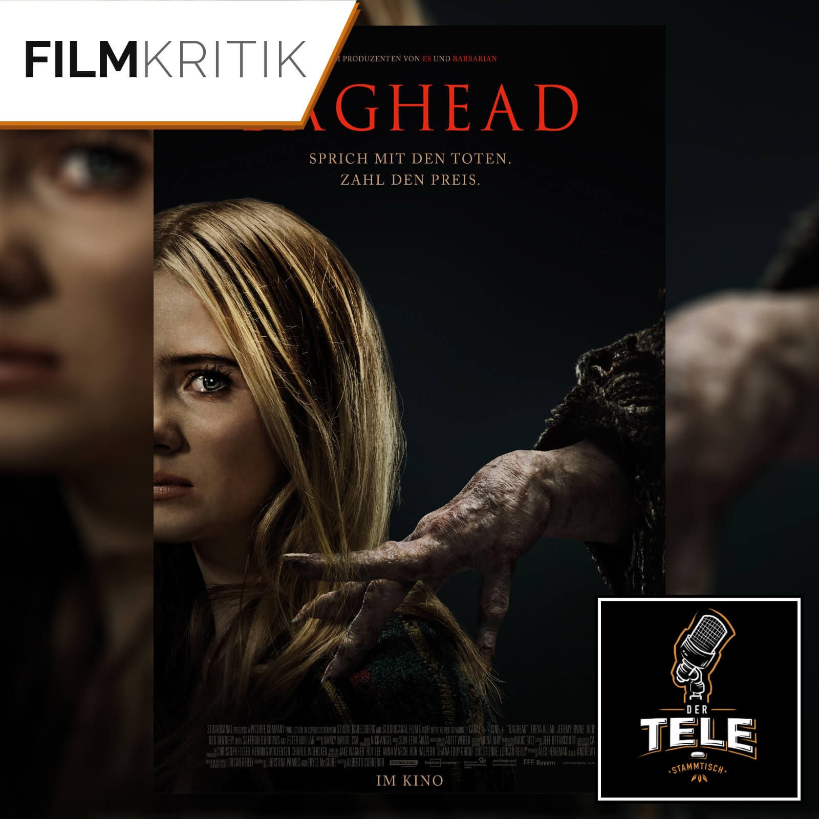 Baghead | Zwei Sackgesichter über ein Sackgesicht