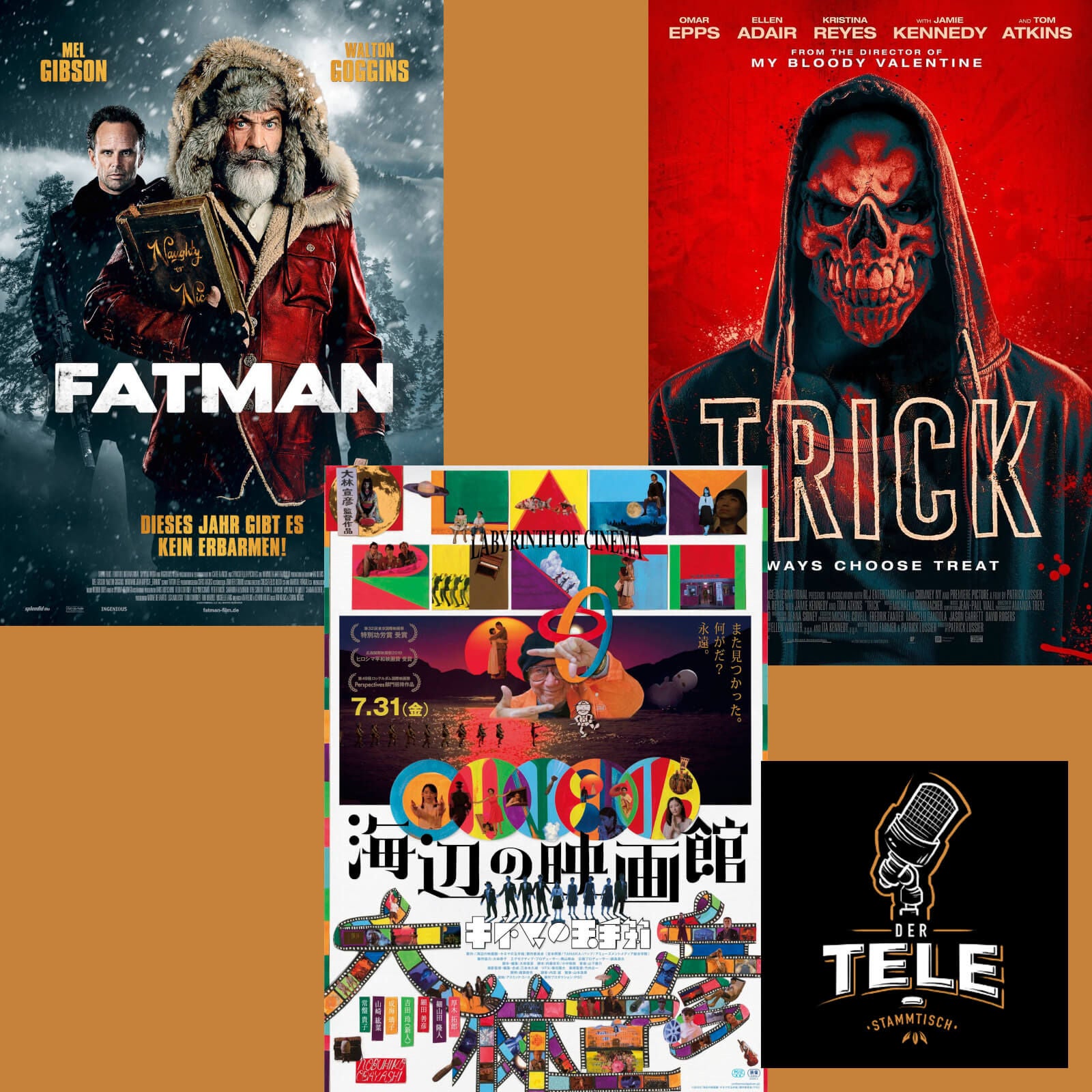 "Fatman", "Labyrinth of Cinema" und "Trick"