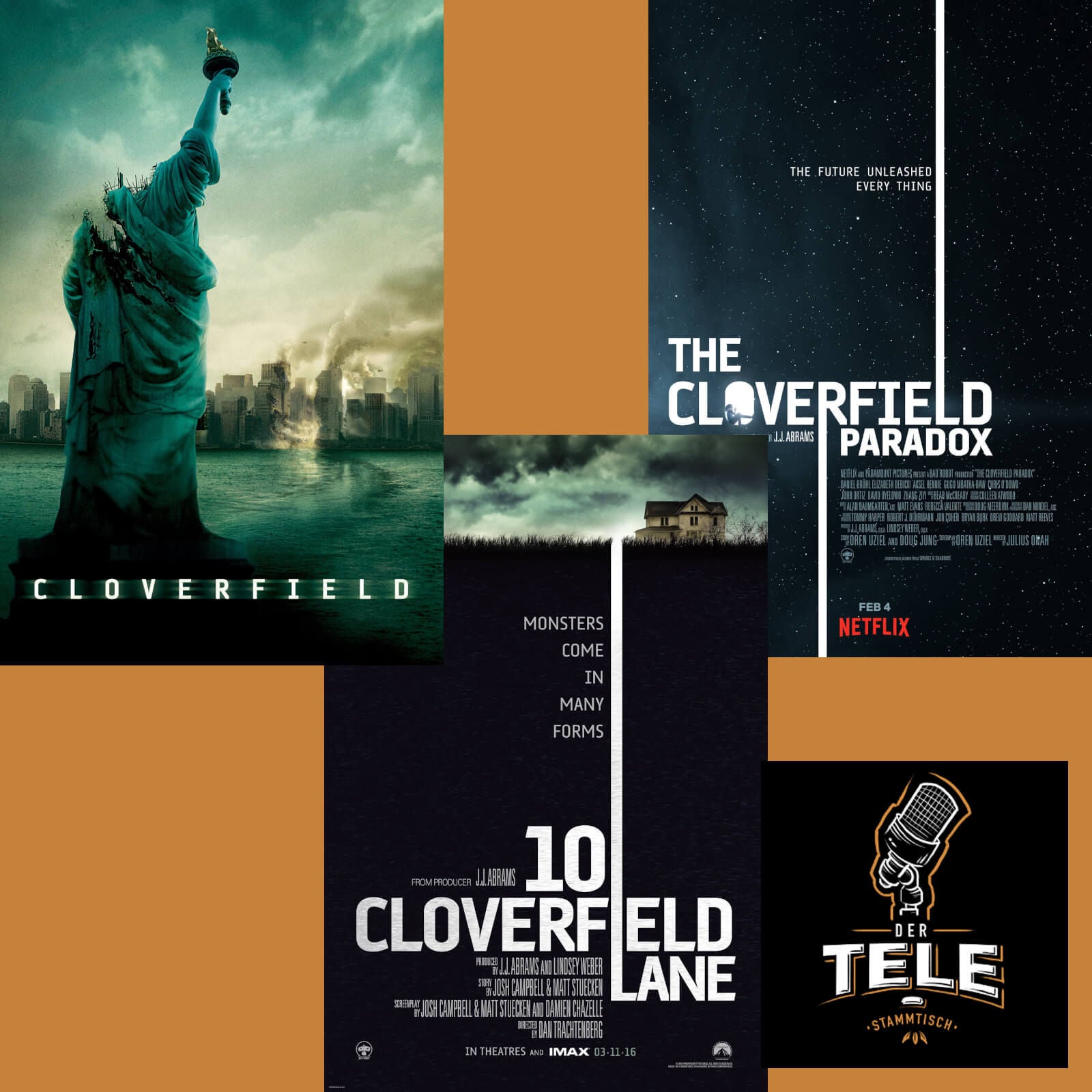 "Cloverfield", "10 Cloverfield Lane" und "The Cloverfield Paradox"