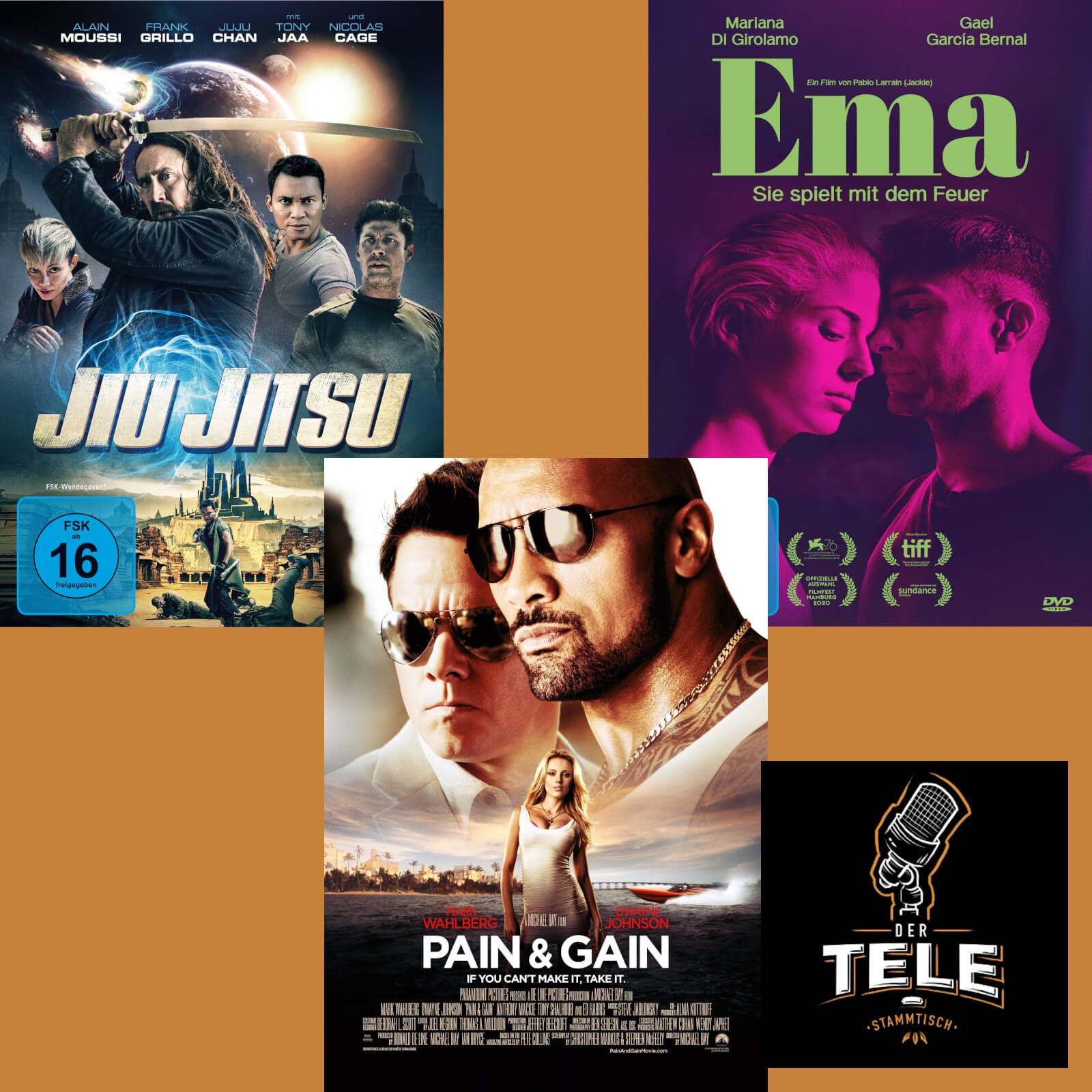 "Jiu Jitsu", "Pain & Gain" und "Ema"