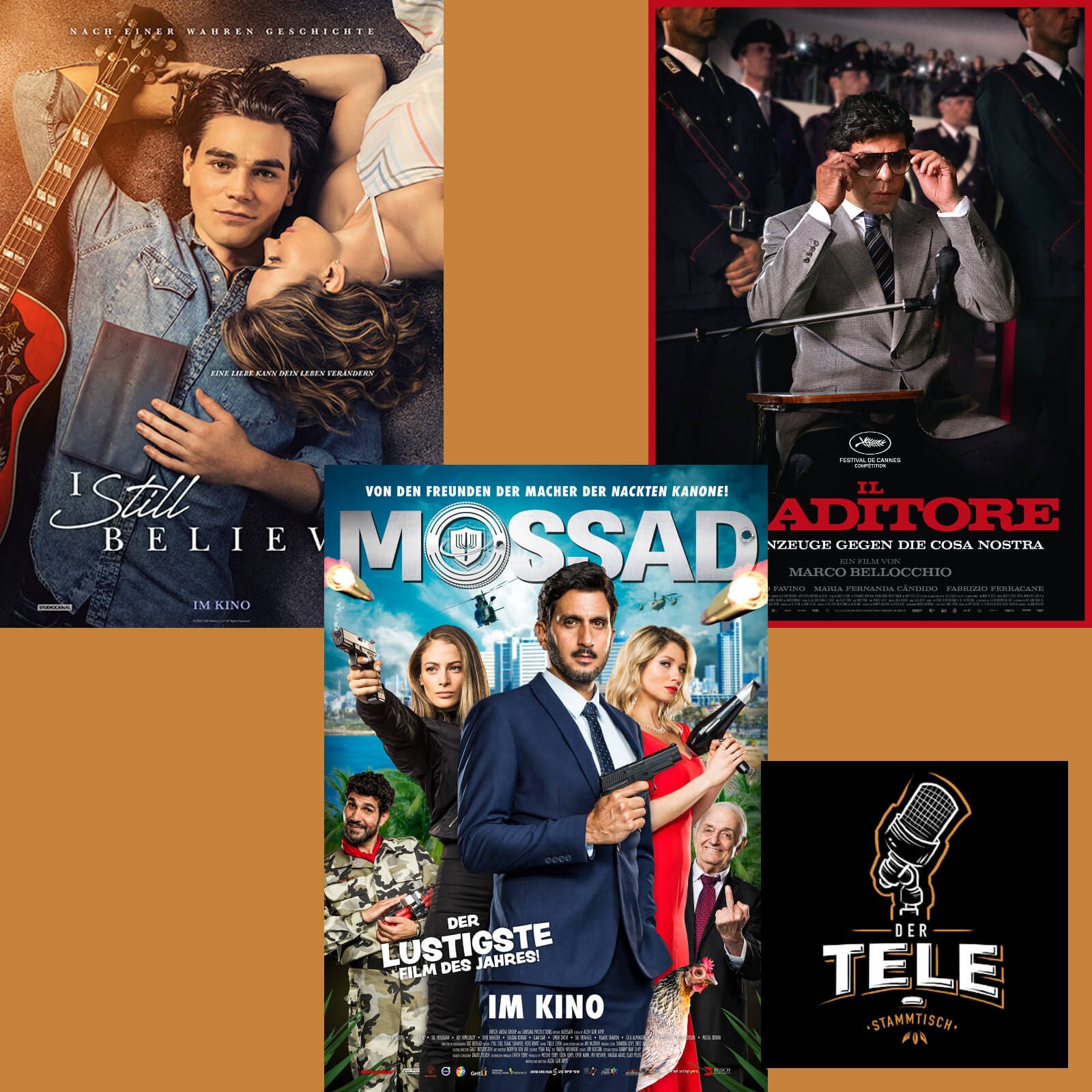 "I Still Believe", "Mossad" und "Il Traditore"