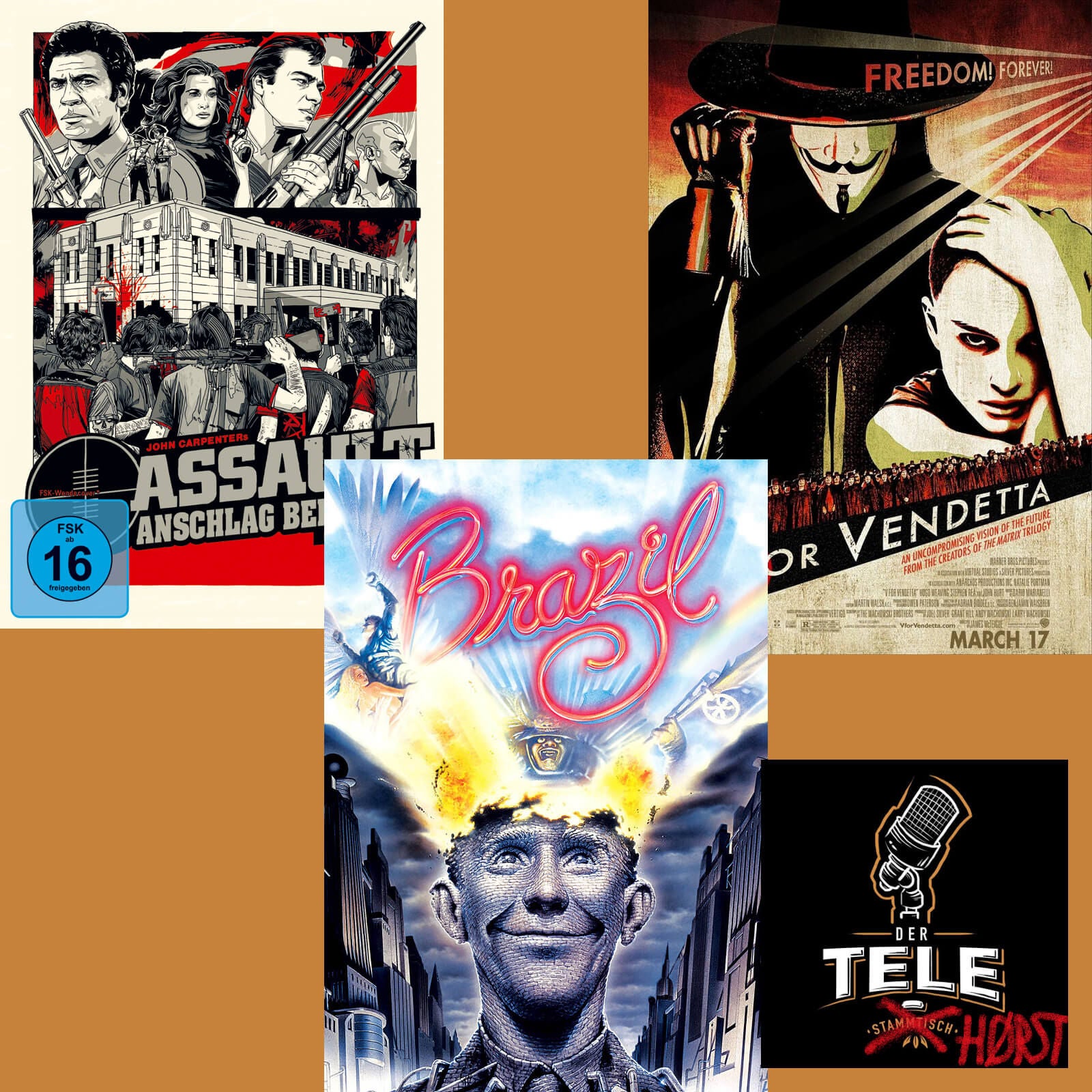 "Assault - Anschlag Bei Nacht", "Brazil" und "V Wie Vendetta" - Der 6. Tele-Hørst