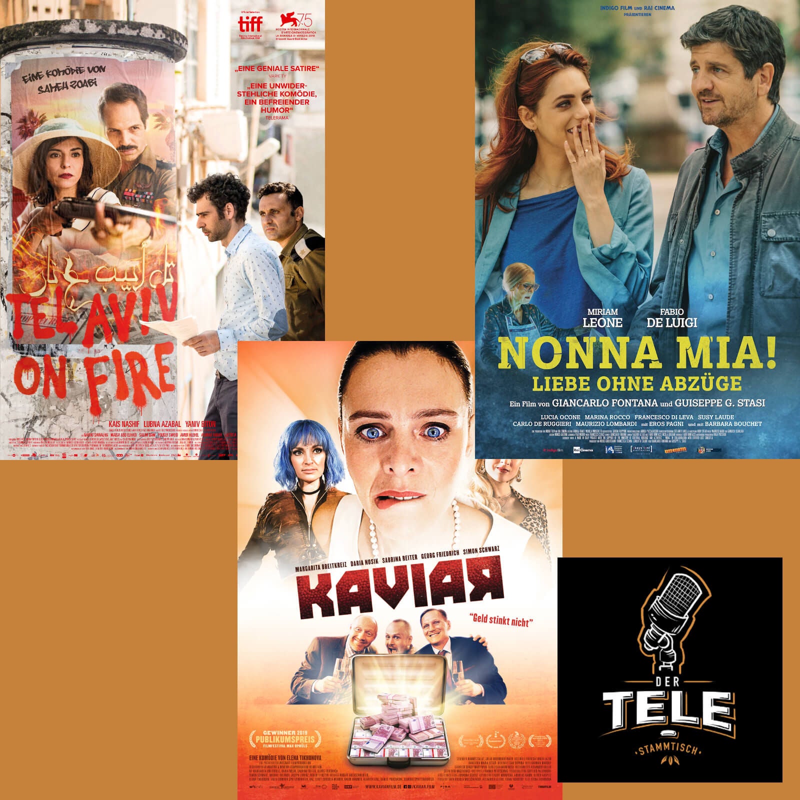 Reviews - "Tel Aviv On Fire", "Kaviar" und "Nonna Mia!"