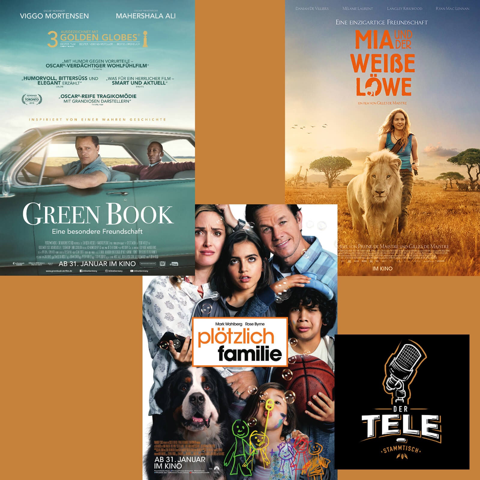 Filmkritiken - "Green Book", "Plötzlich Familie" und "Mia Und Der Weiße Löwe"