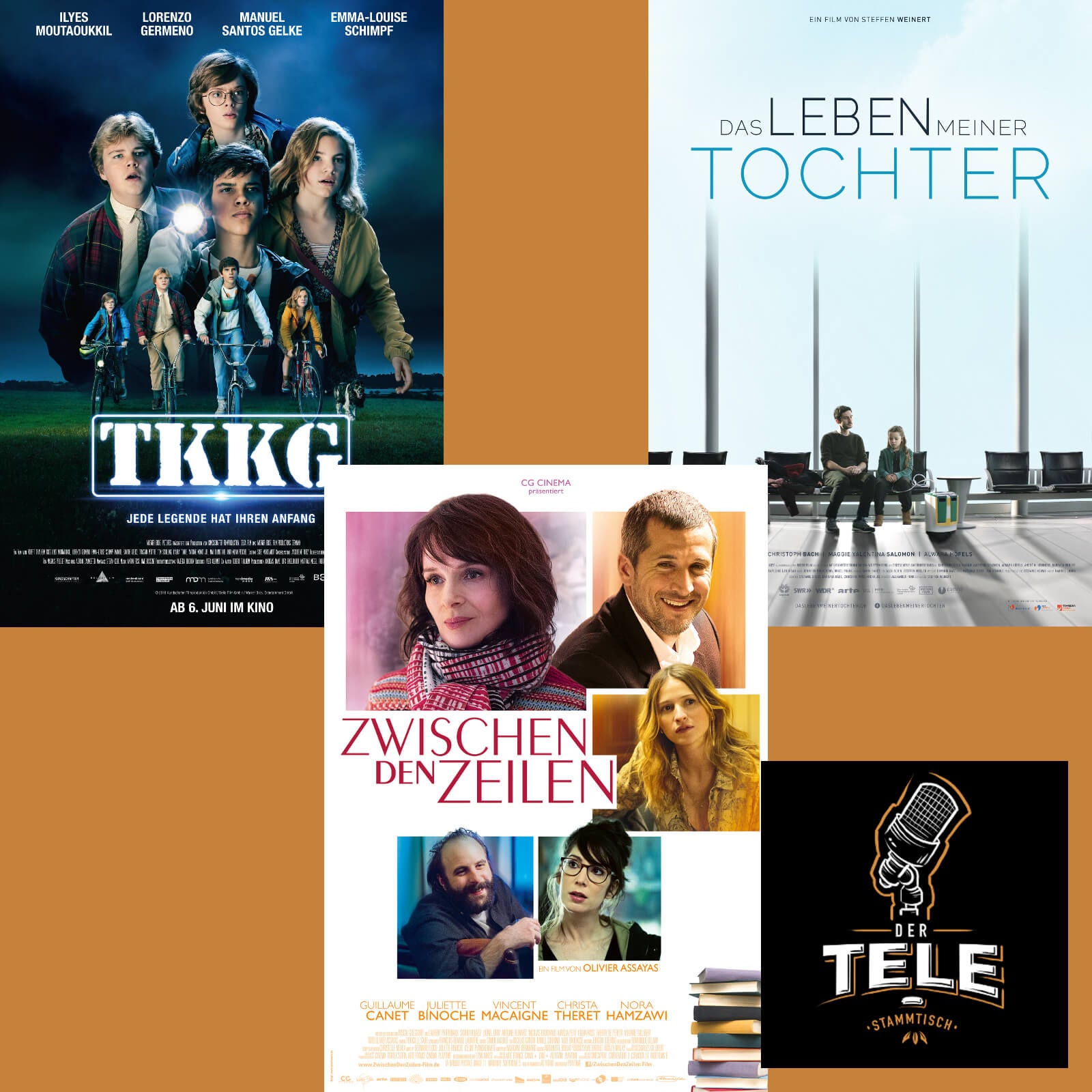 Reviews - "TKKG", "Zwischen Den Zeilen" und "Das Leben Meiner Tochter"