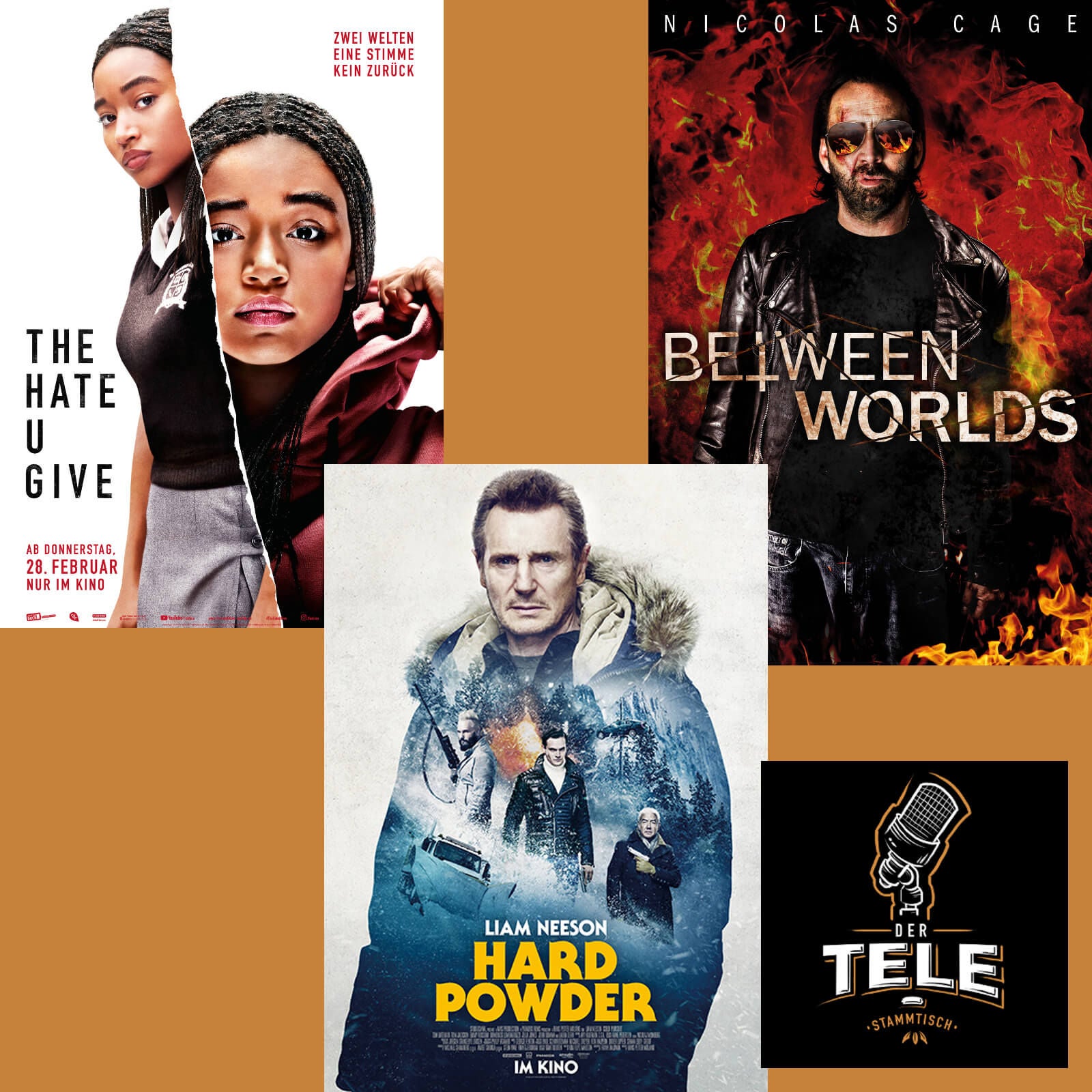 Reviews - "The Hate U Give", "Hard Powder" und "Between Worlds"