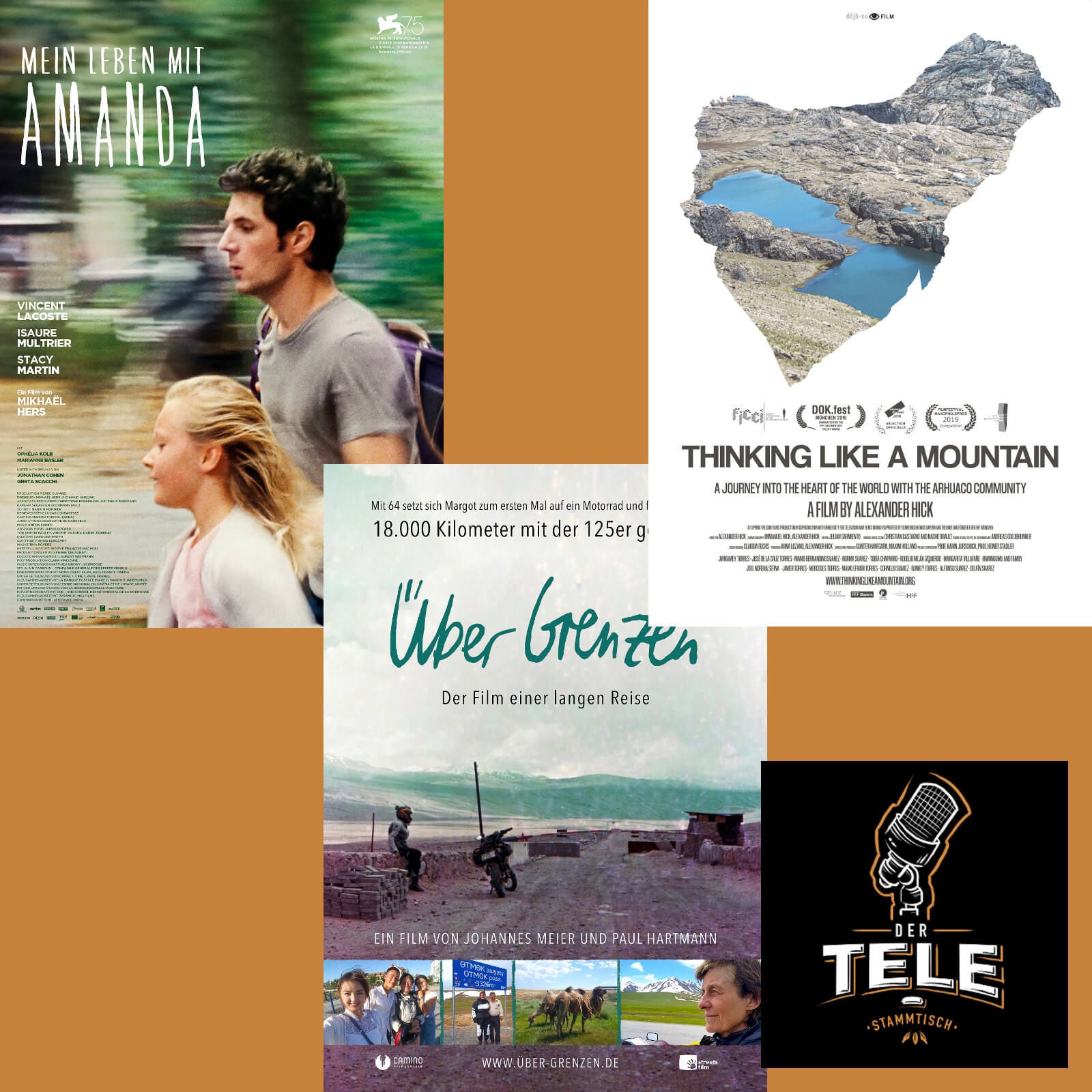 Reviews - "Mein Leben Mit Amanda", "Über Grenzen" und "Thinking Like A Mountain"