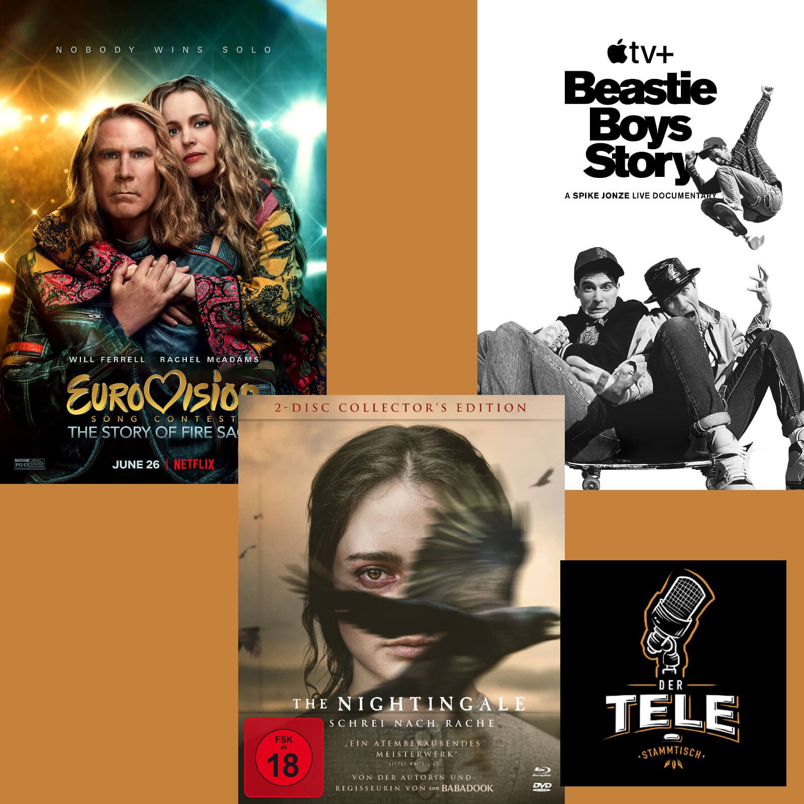 "Eurovision Song Contest" (Netflix), "The Nightingale" und "Beastie Boys Story"