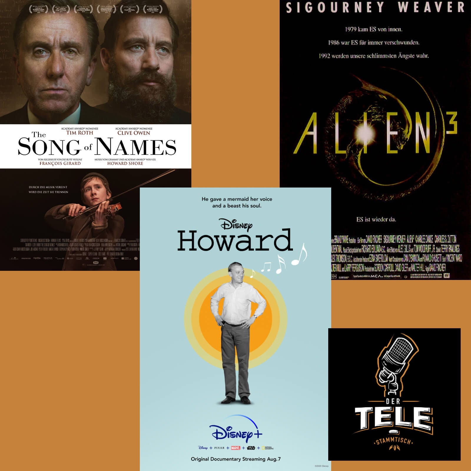 "The Song Of Names", "Howard" und "Alien 3"