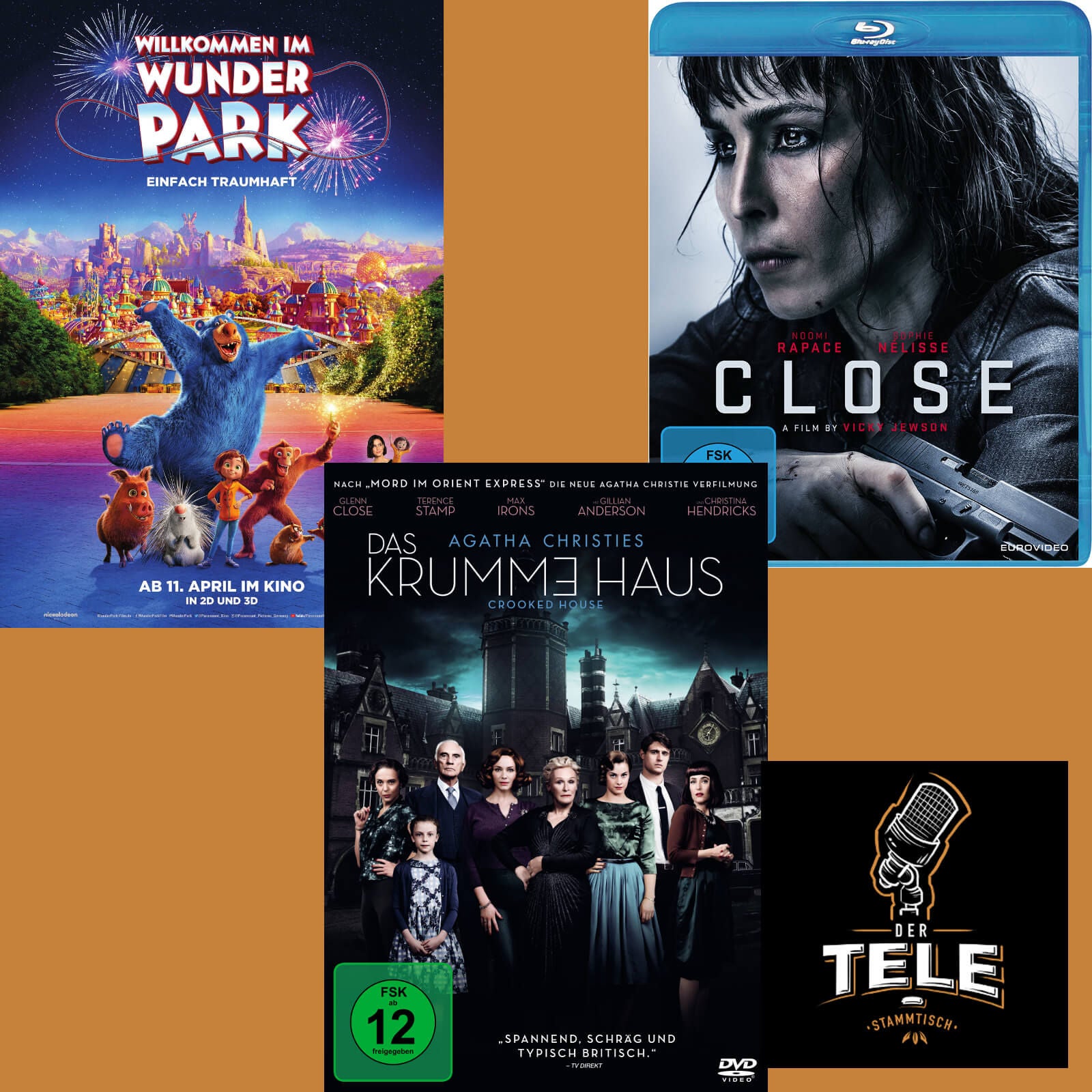 Reviews - "Willkommen im Wunder Park", "Das Krumme Haus" und "Close"