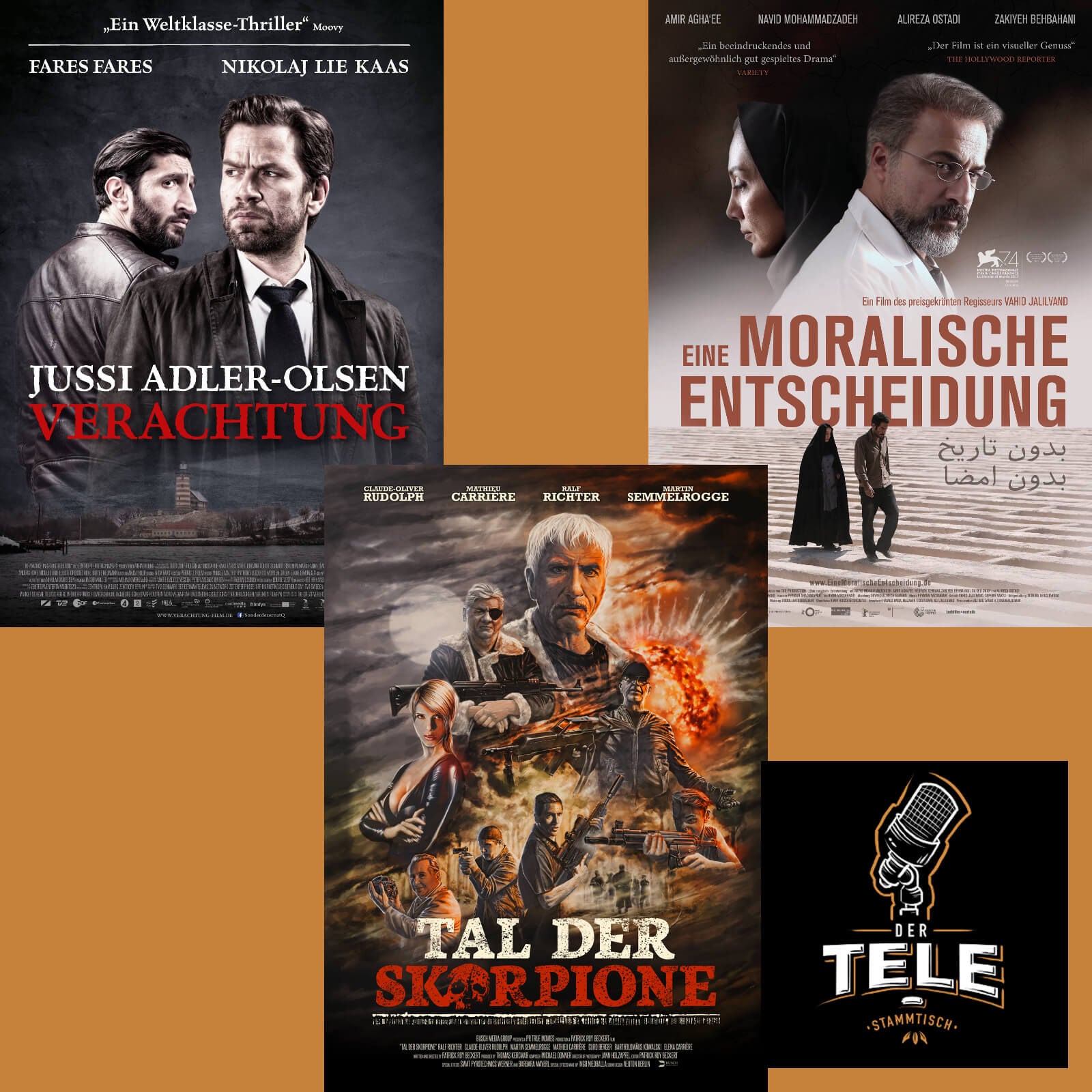 Reviews - "Verachtung", "Tal Der Skorpione" und "Eine Moralische Entscheidung"