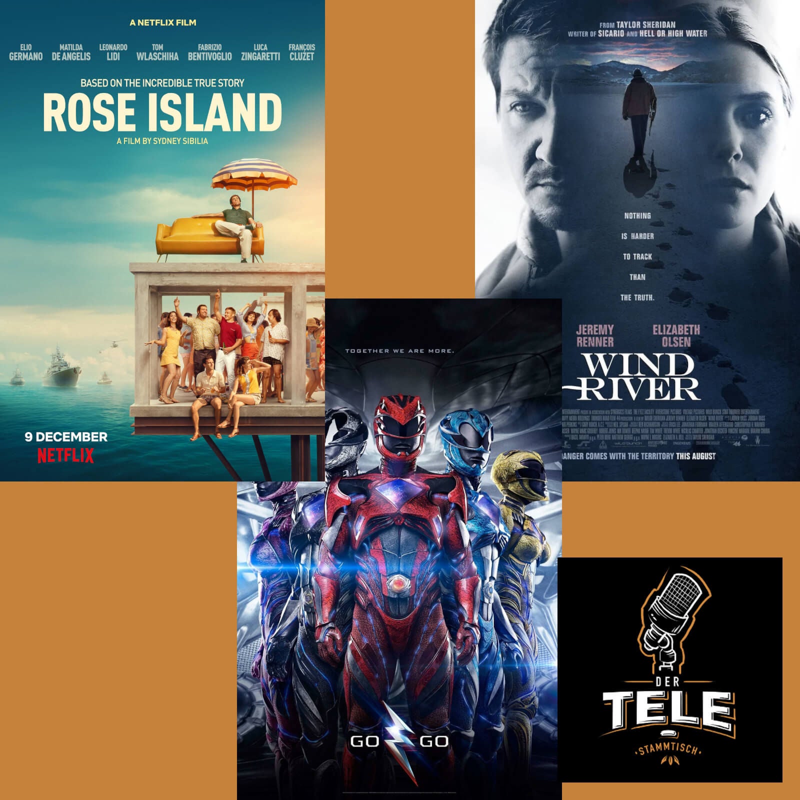 "Die unglaubliche Geschichte Der Roseninsel", "Power Rangers" und "Wind River"