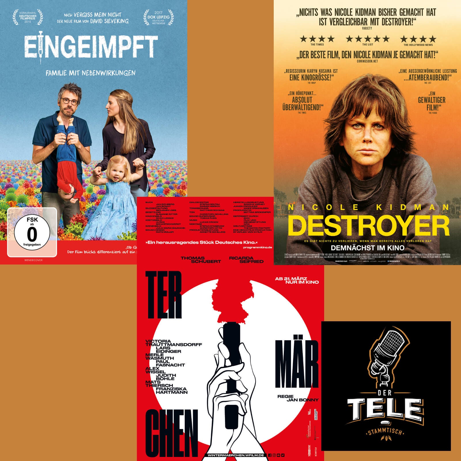 Reviews - "Eingeimpft", "Wintermärchen" und "Destroyer"