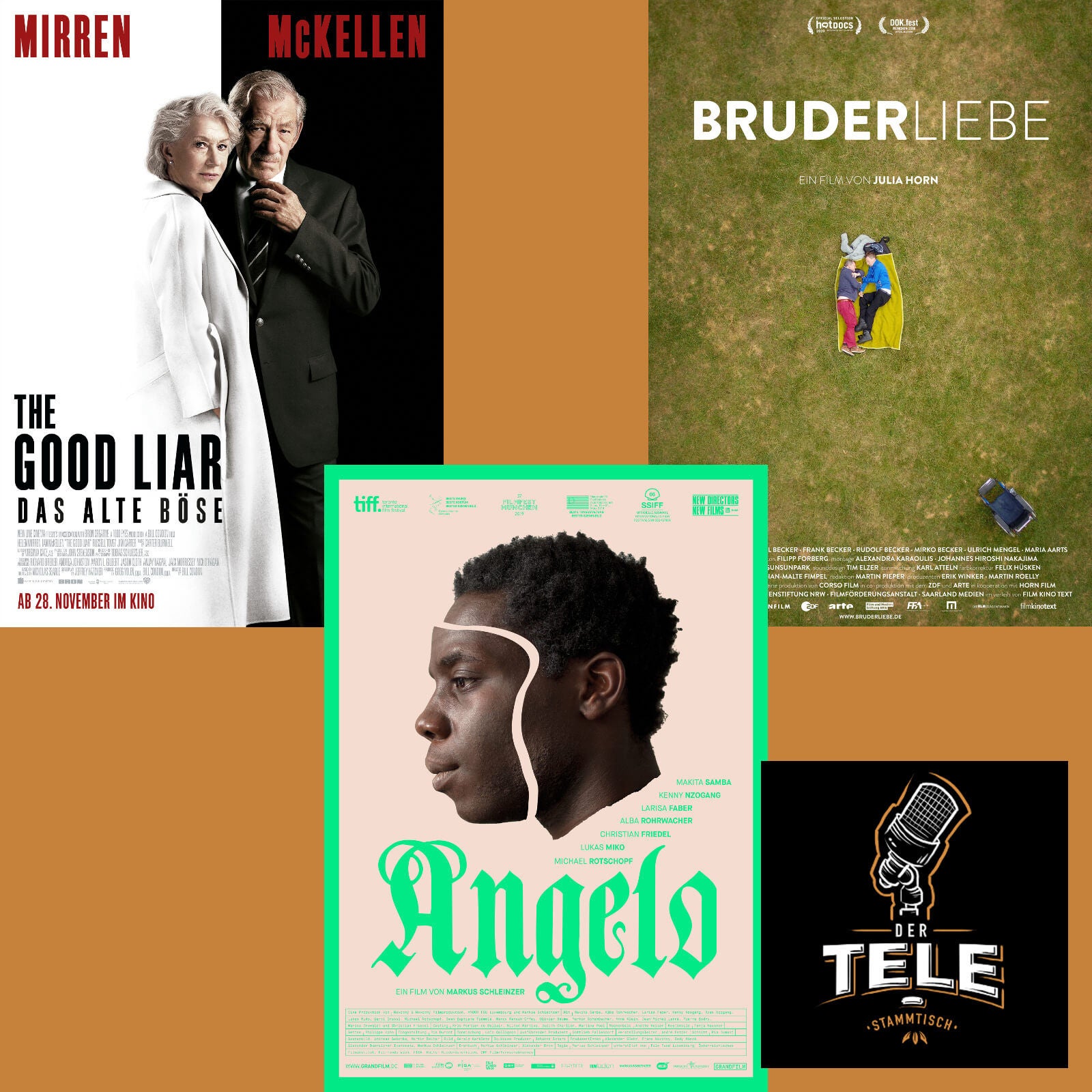 Reviews - "The Good Liar", "Angelo" und "Bruderliebe"