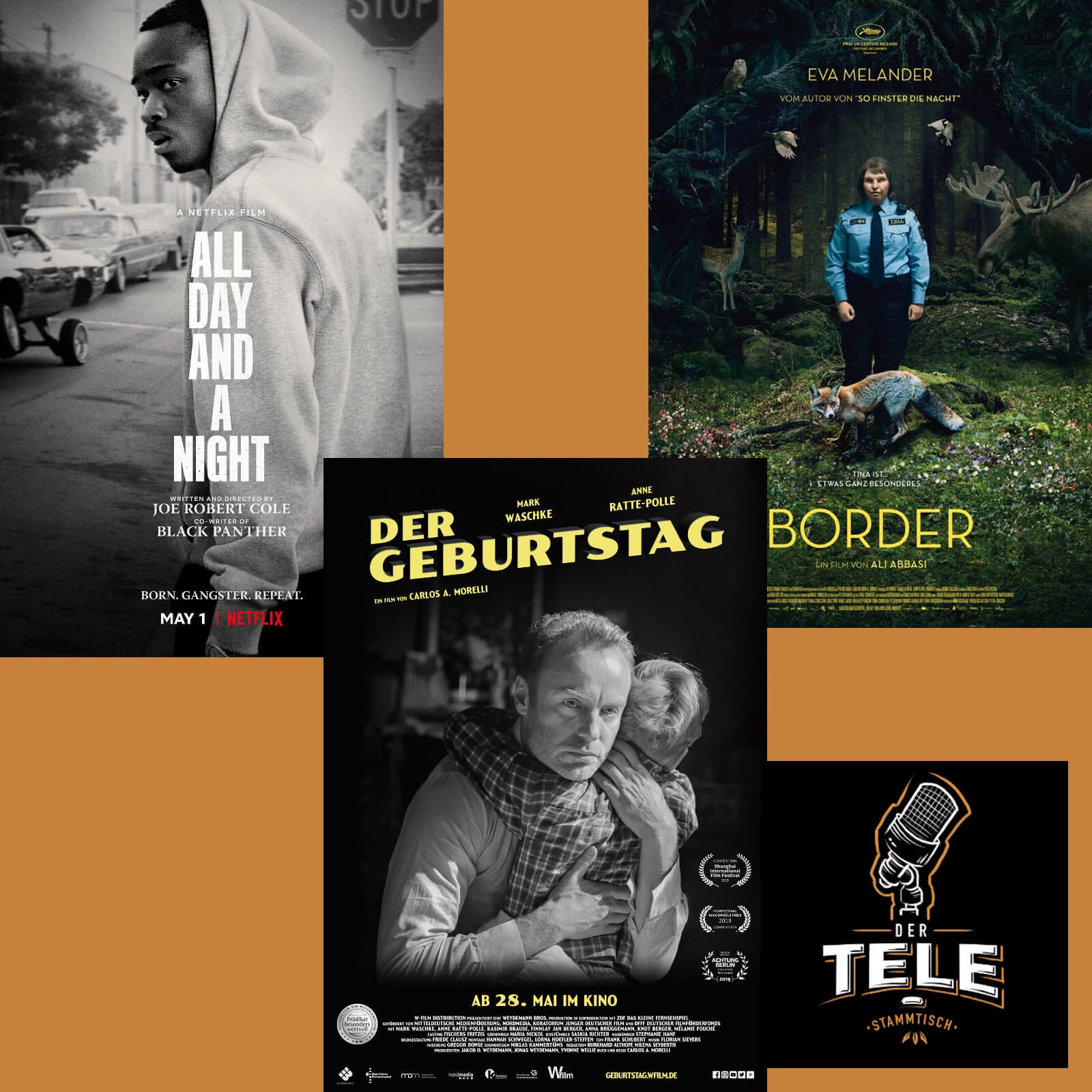 "All Day And A Night", "Der Geburtstag" und "Border"