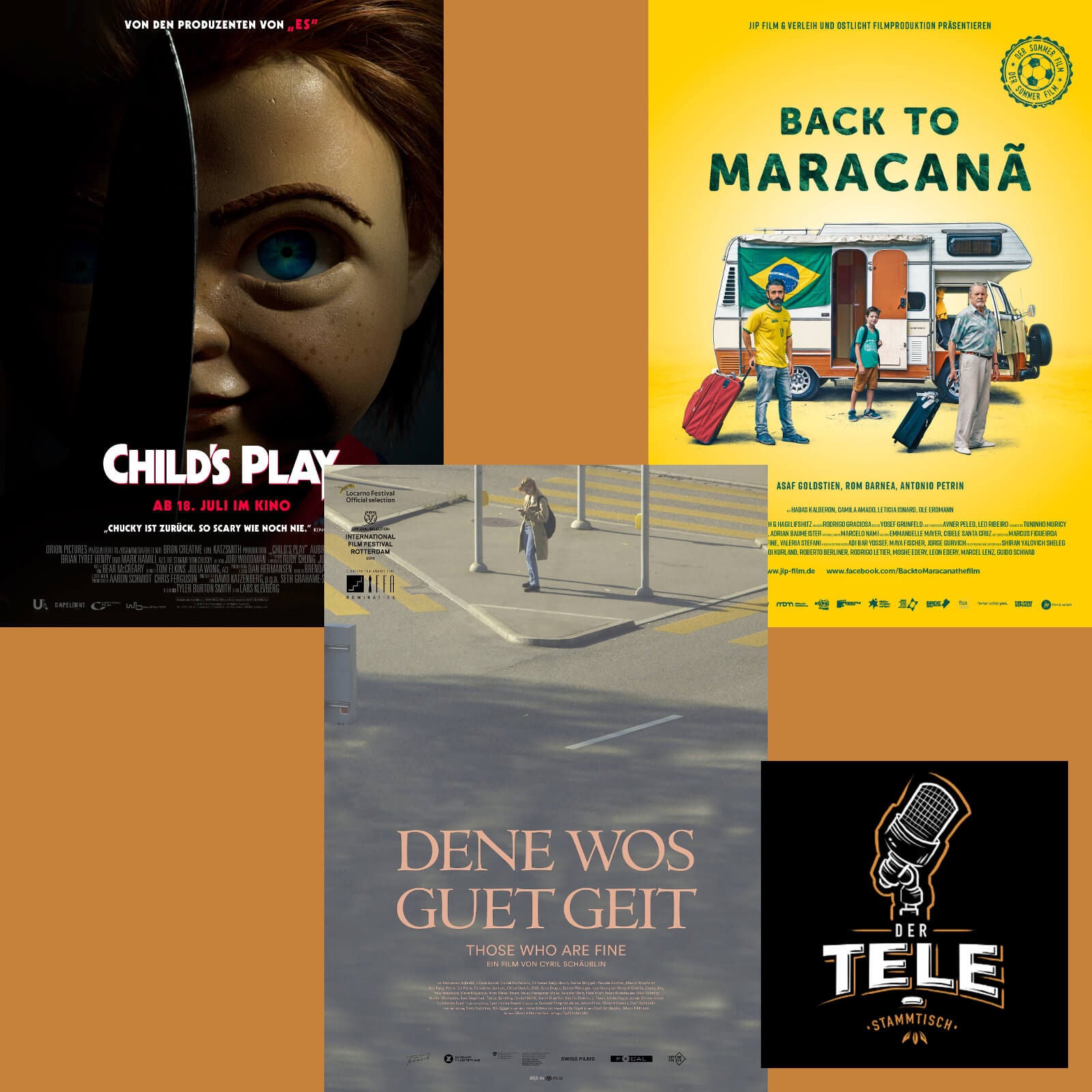 Reviews - "Child's Play", "Dene Wos Guet Geit" und "Back To Maracana"