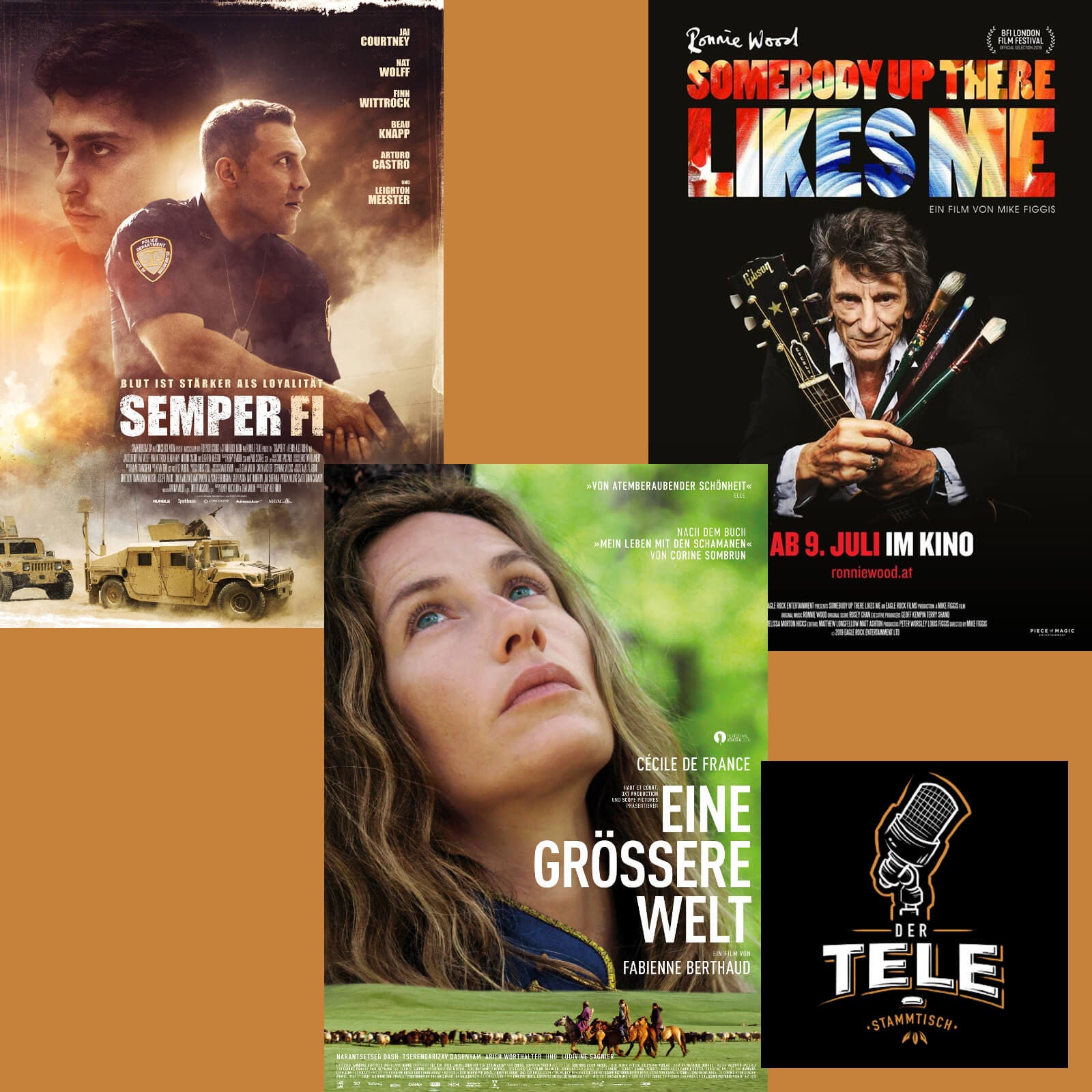 "Semper Fi", "Eine größere Welt" und "Somebody Up There Likes Me"