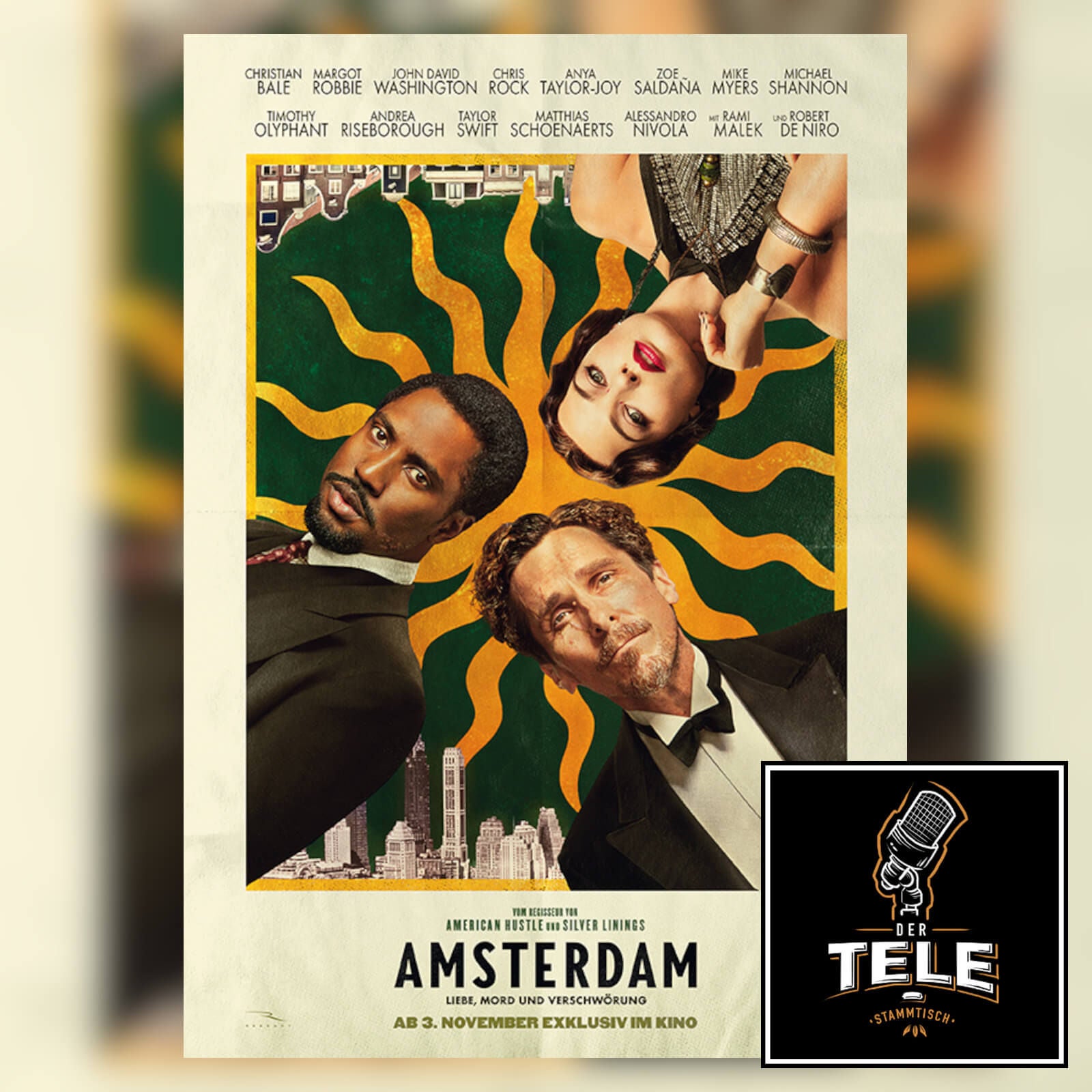 Amsterdam (Christian Bale, Margot Robbie, John David Washington)