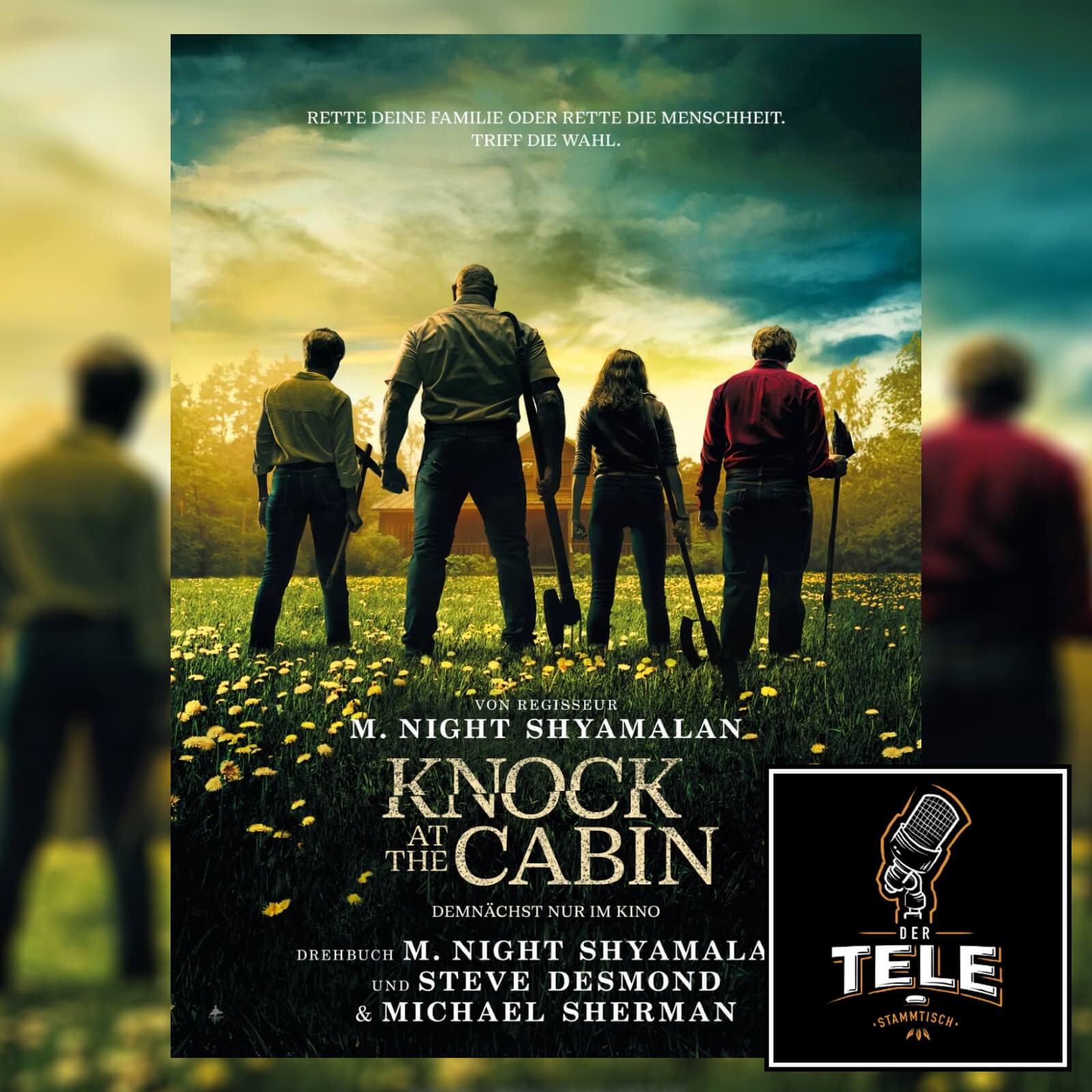 Knock at the Cabin - Dürfen wir mit Ihnen über die Apokalypse reden?
