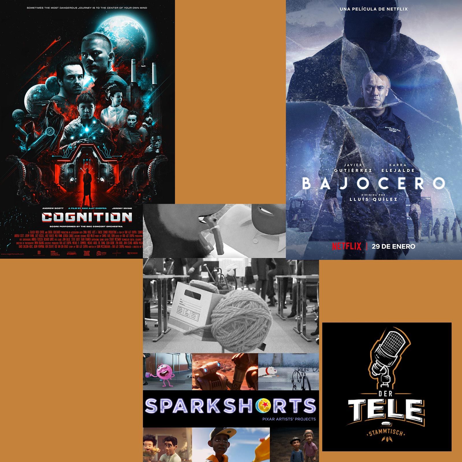 "Cognition", "Pixar SparkShots" und "Bajocero - Unter Null"