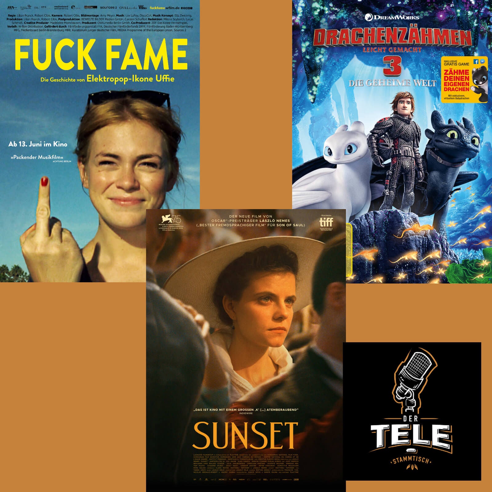 Reviews - "Fuck Fame", "Sunset" und "Drachenzähmen Leicht Gemacht 3"