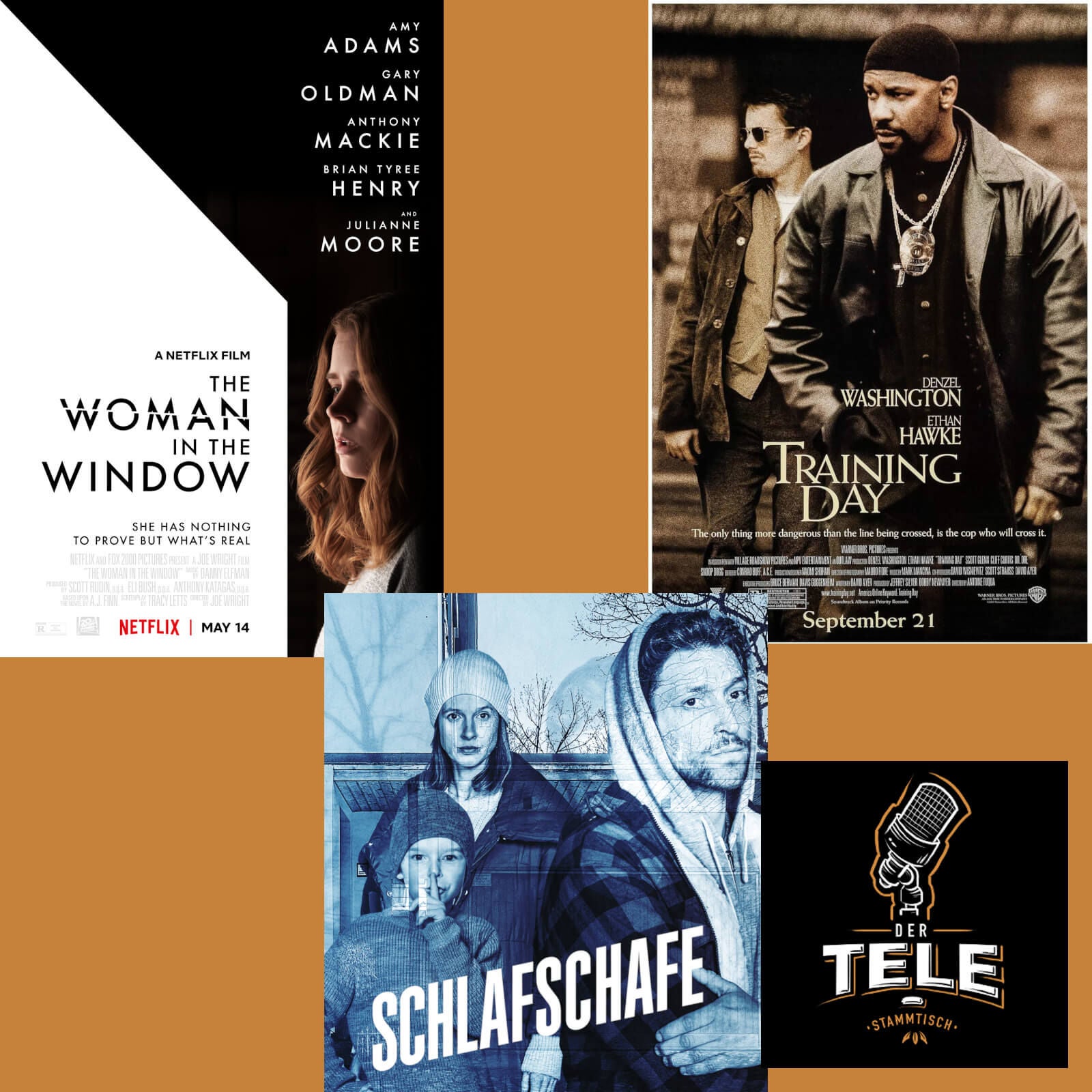 "The Woman In The Window", "Schlafschafe" und "Training Day"