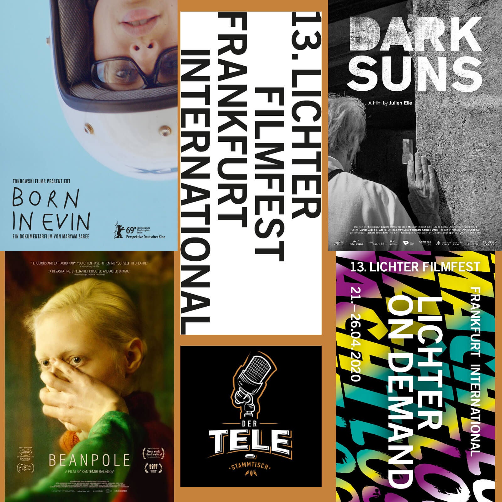 "Born In Evin", "Dark Suns", "Dylda (Beanpole)" und "Festivaltalk zum 13. Lichter Filmfest Frankfurt International"