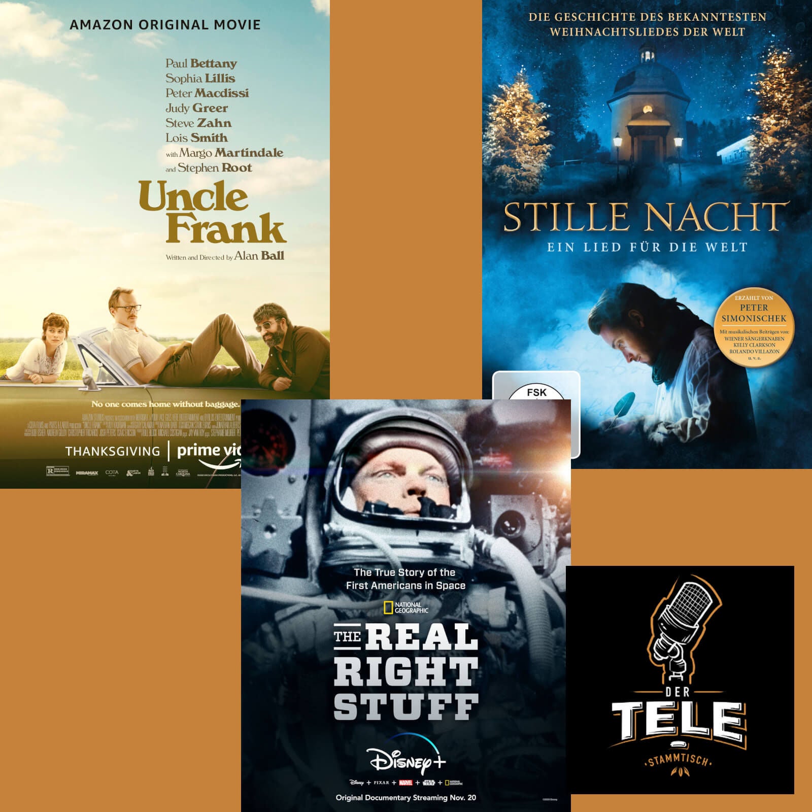 "Uncle Frank", "Die Wahren Helden Der Nation" und "Stille Nacht"