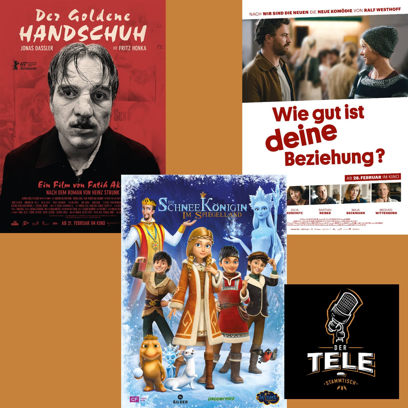 Reviews - "Der Goldene Handschuh", "Die Schneekönigin: Im Spiegelland" und "Wie Gut Ist Deine Beziehung?"