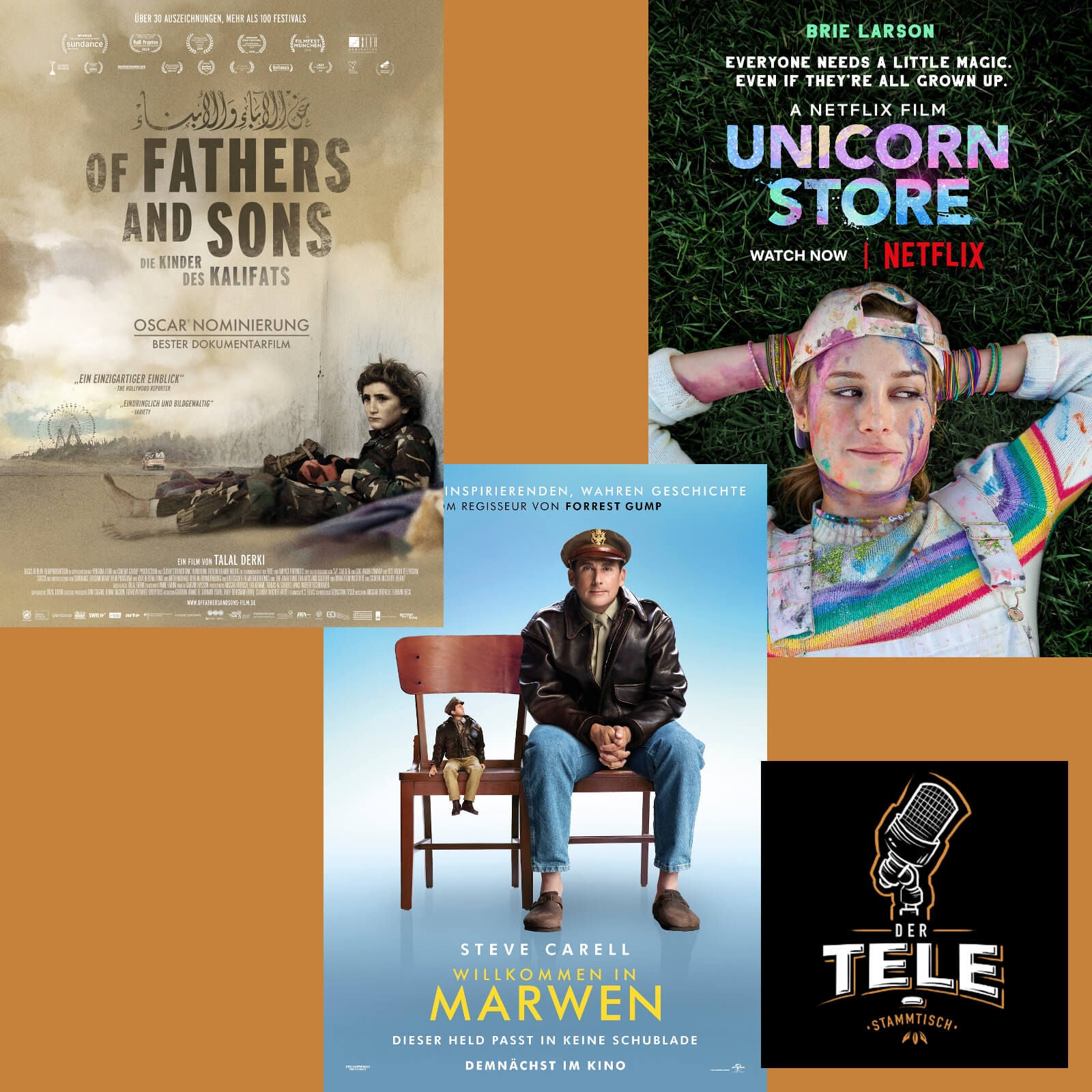 Reviews - "Of Fathers And Sons", "Willkommen in Marwen" und "Unicorn Store"