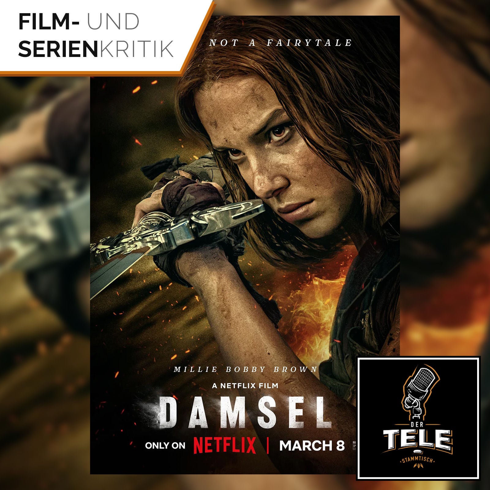 Damsel (Netflix) | Millie Bobby Brown vs. Monster