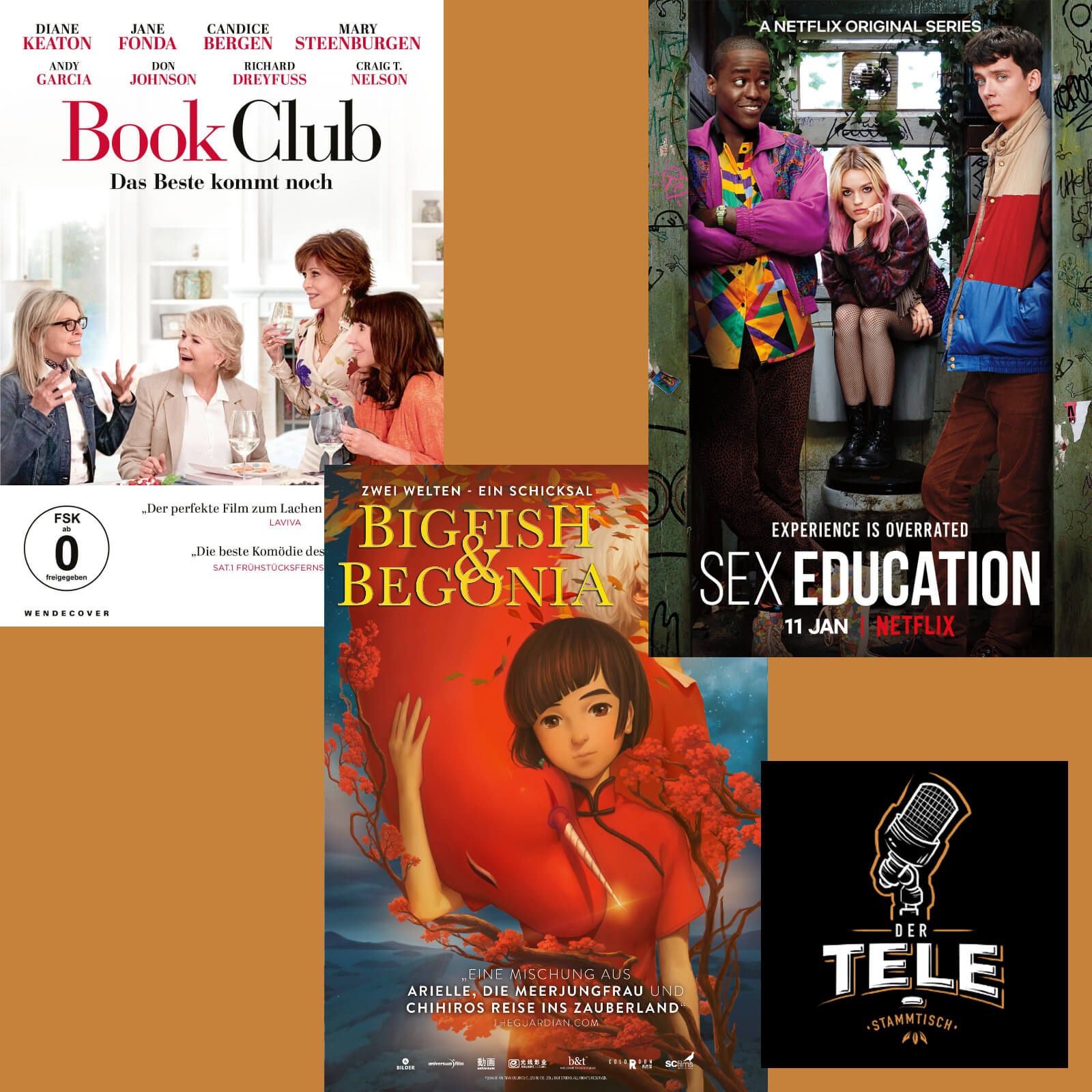 Filmkritiken - "Book Club", "Big Fish & Begonia" und "Sex Education"