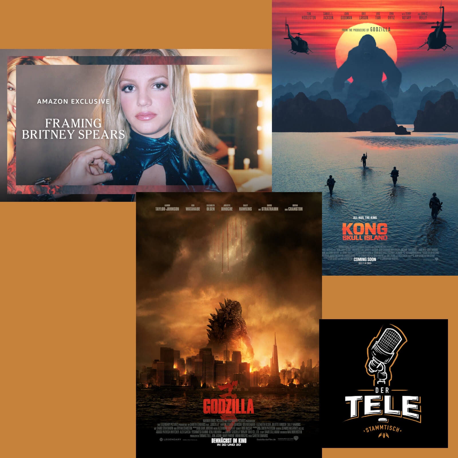 "Framing Britney Spears", "Godzilla (2014)" und "Kong: Skull Island"